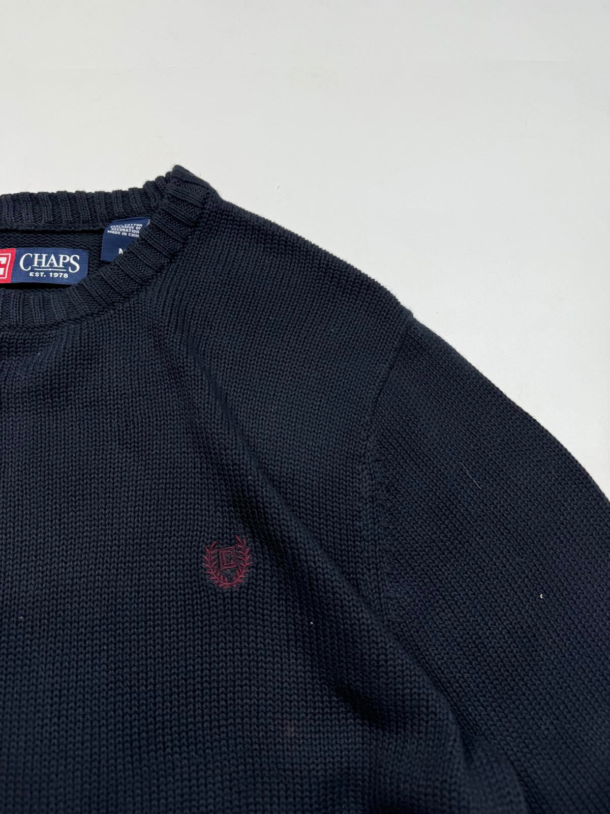 Vintage Chaps knit sweater (M)