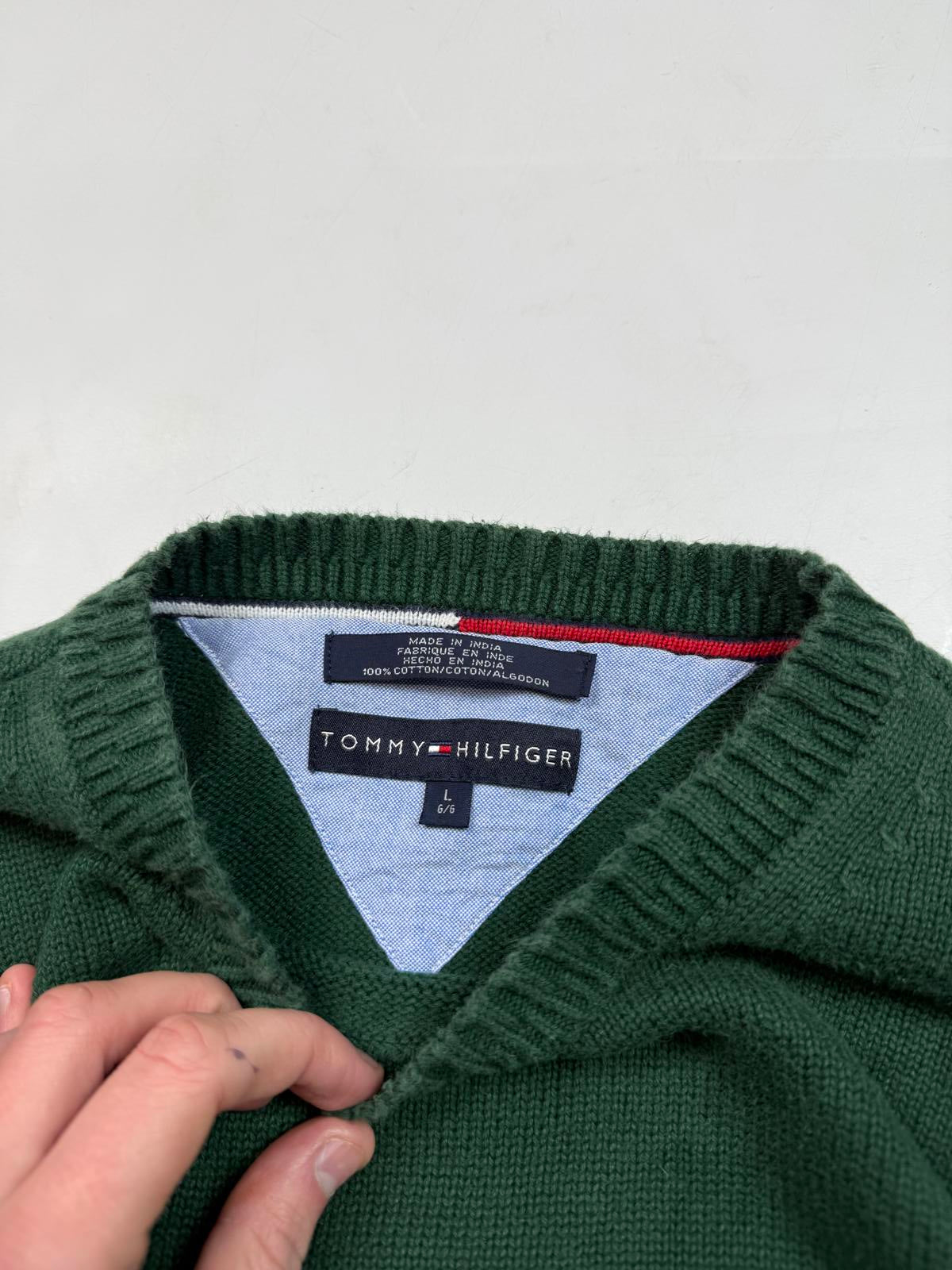Vintage Tommy Hilfiger chunky knit sweater (L)