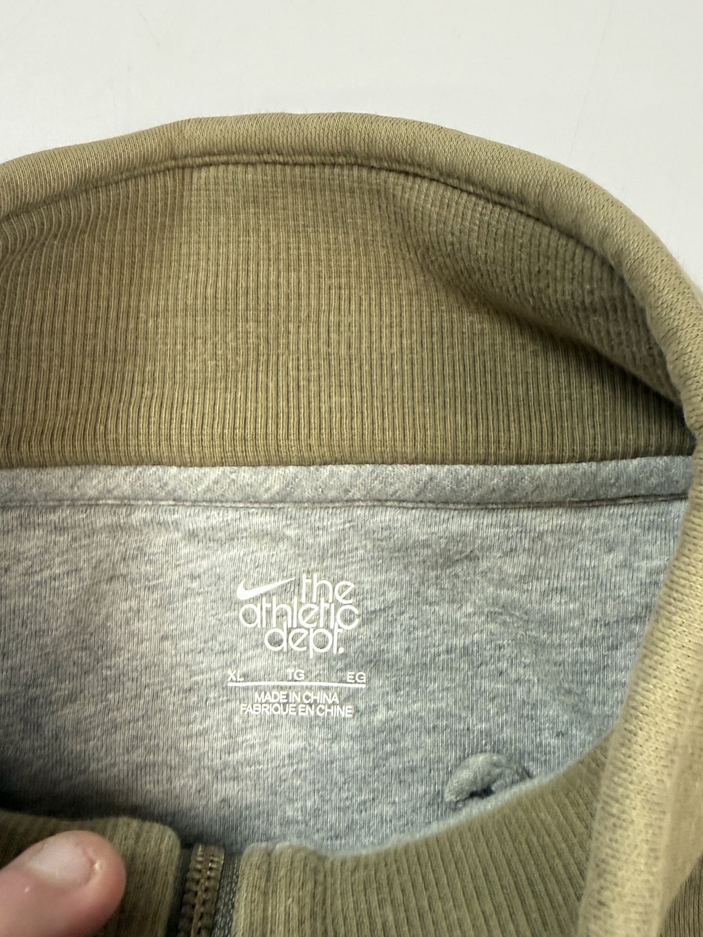 Vintage Nike mini swoosh full zip sweatshirt (XL)