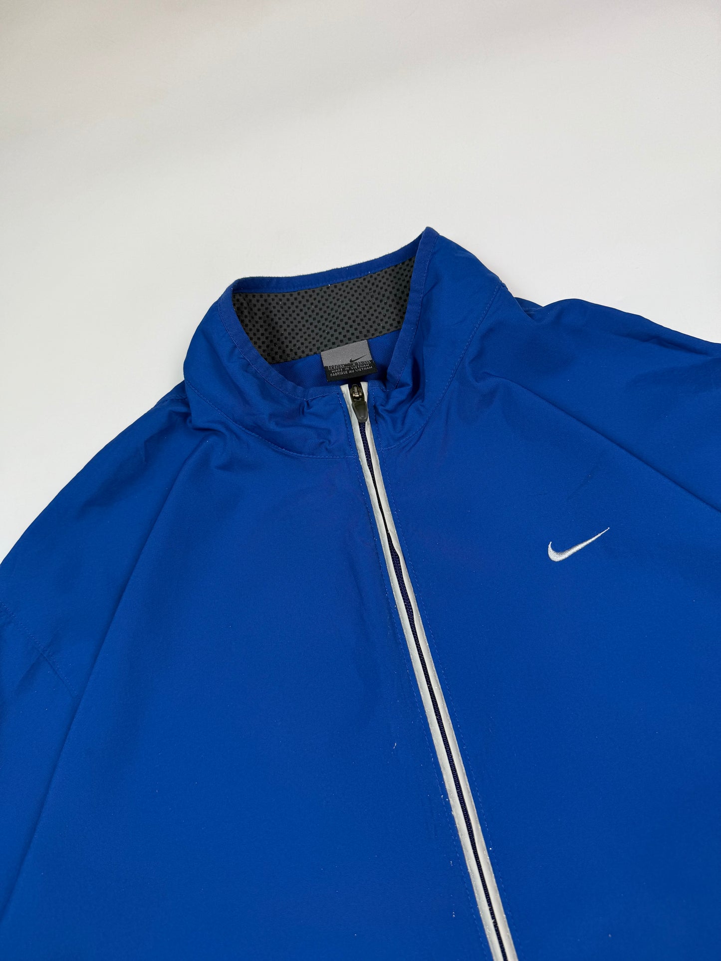 Vintage Nike mini swoosh running track jacket (XL)