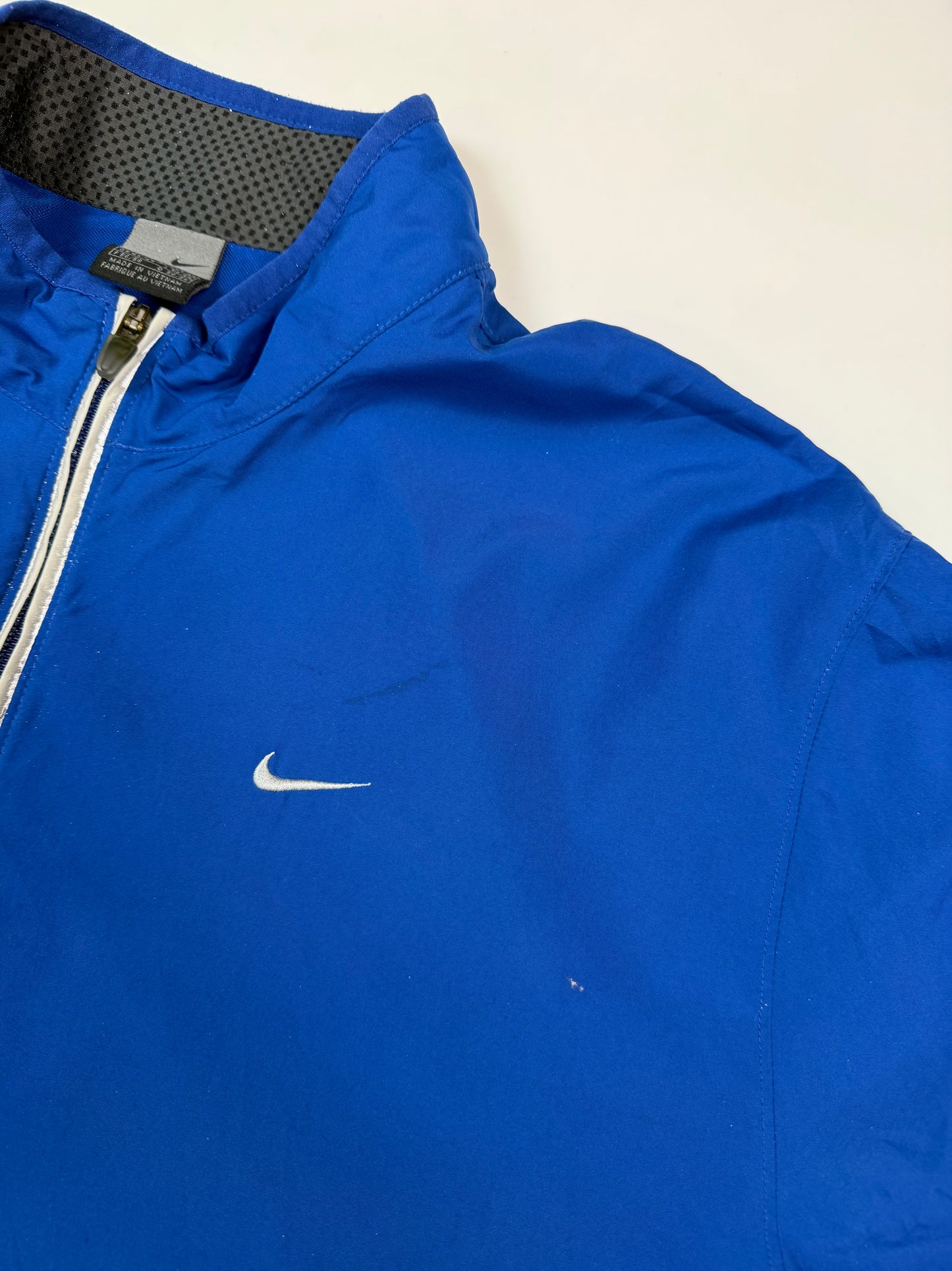 Vintage Nike mini swoosh running track jacket (XL)
