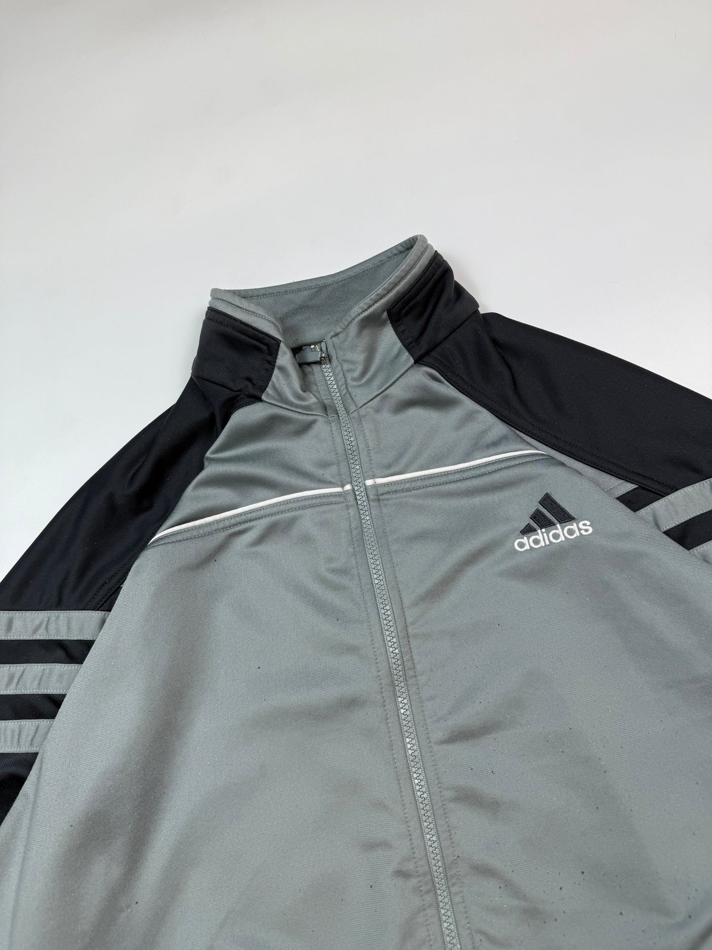 Vintage Adidas abstract track jacket (L)