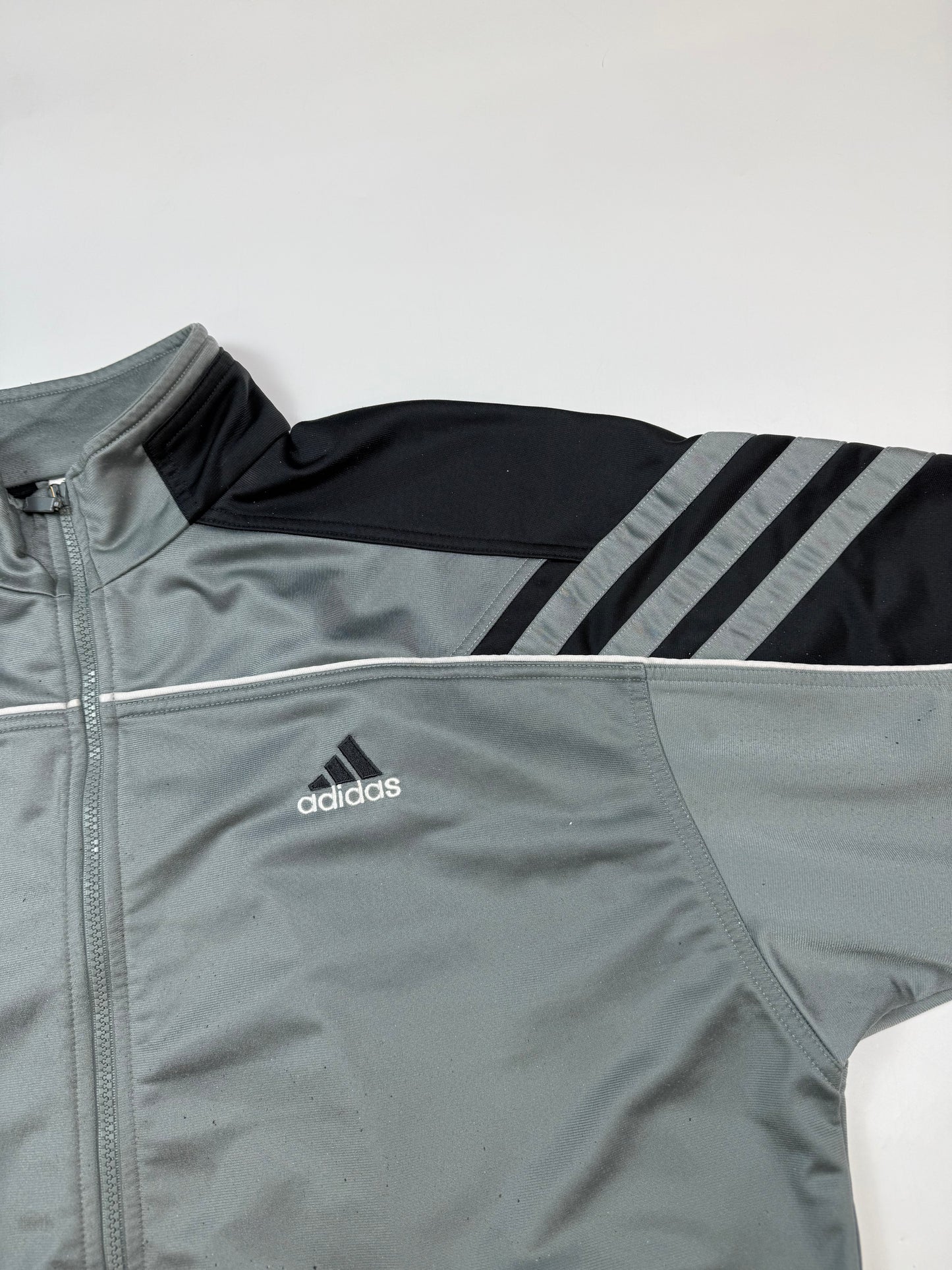 Vintage Adidas abstract track jacket (L)