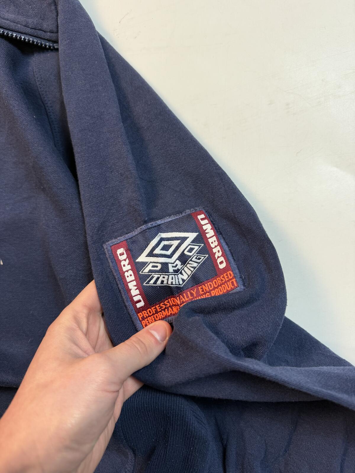 Vintage 90s Umbro pro training quarter zip sweatshirt (M)