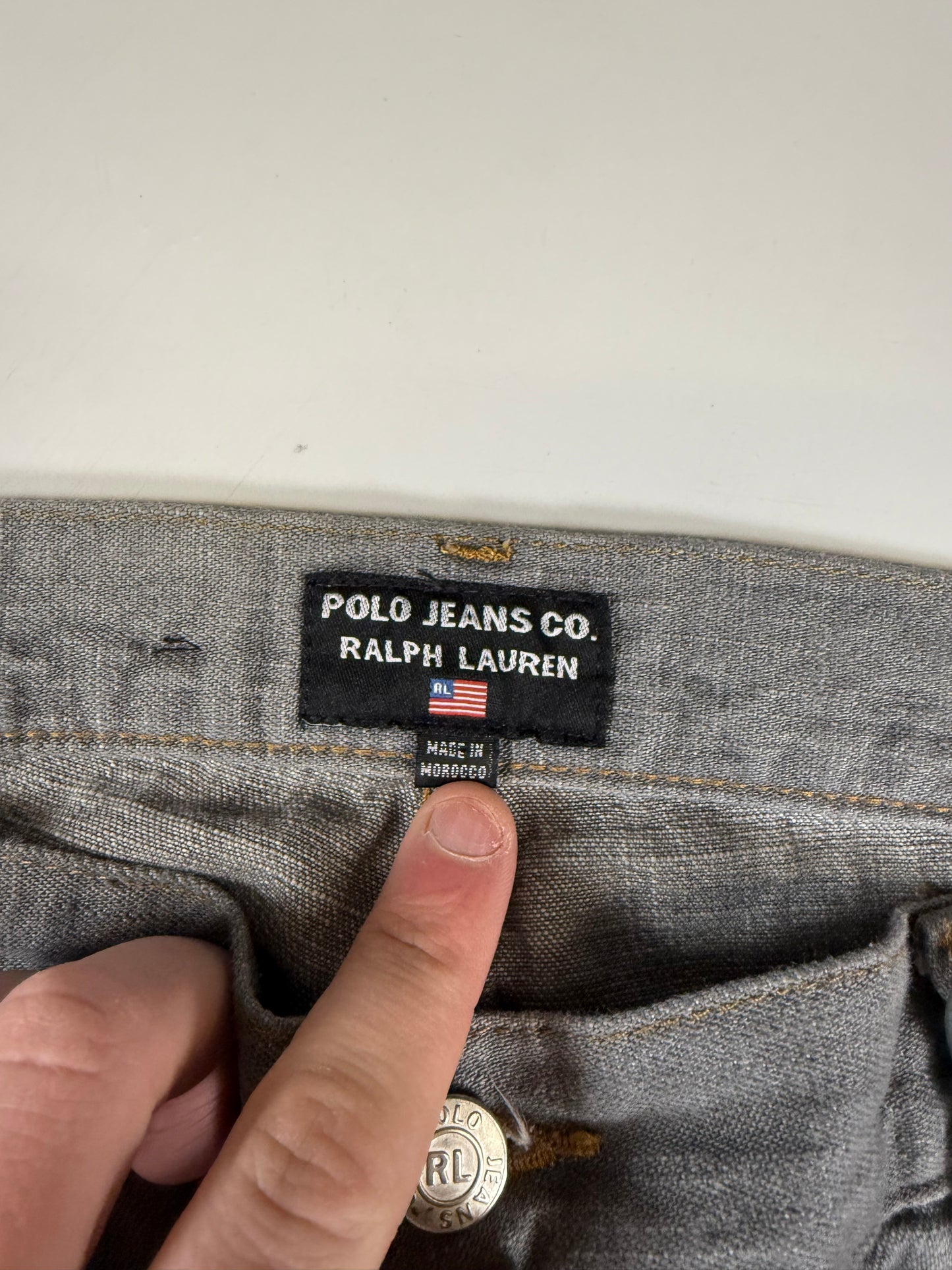 Vintage Ralph Lauren polo jeans co baggy jeans (W36)