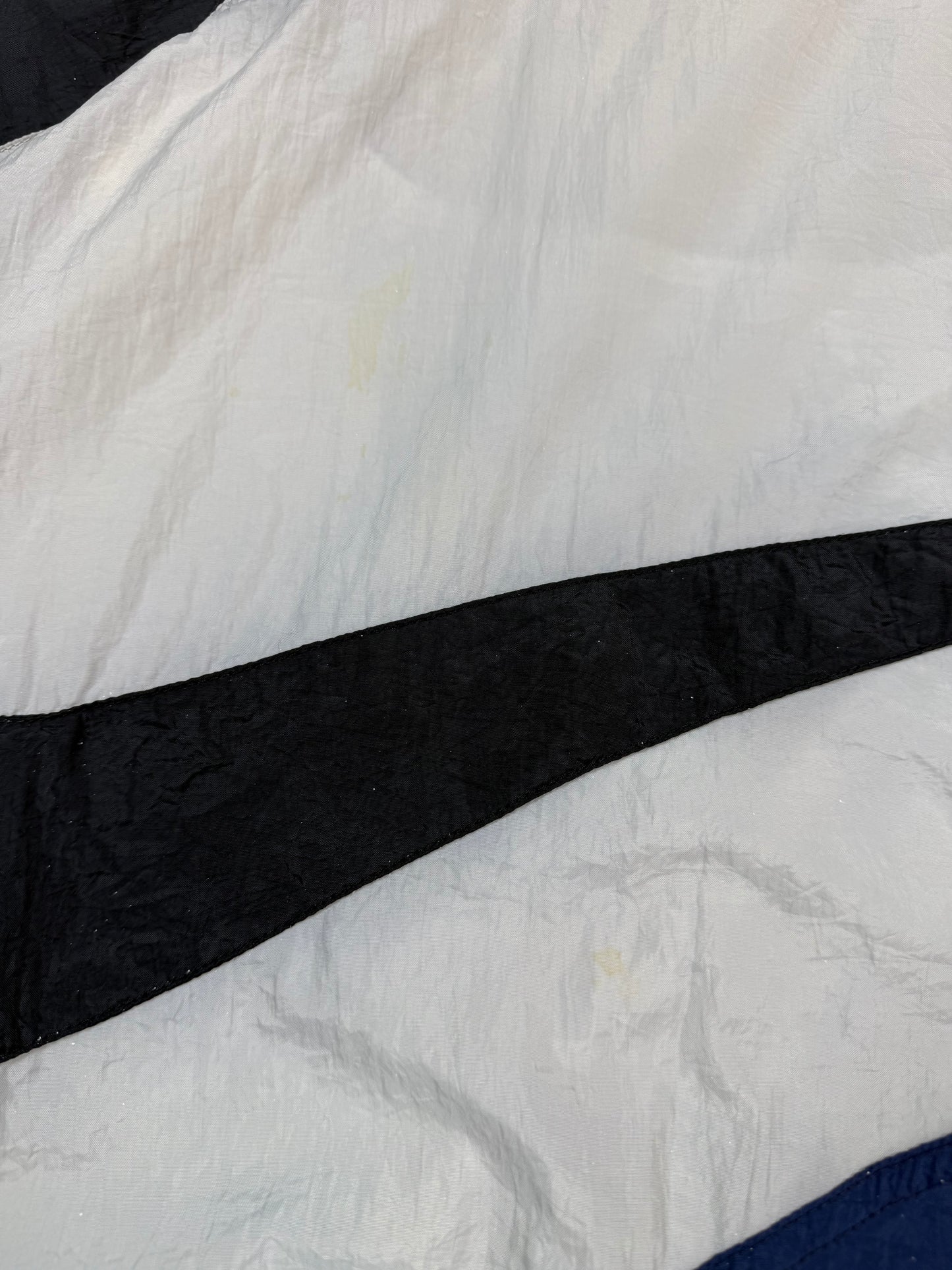 Vintage 90s Nike big swoosh windbreaker track jacket (XL)