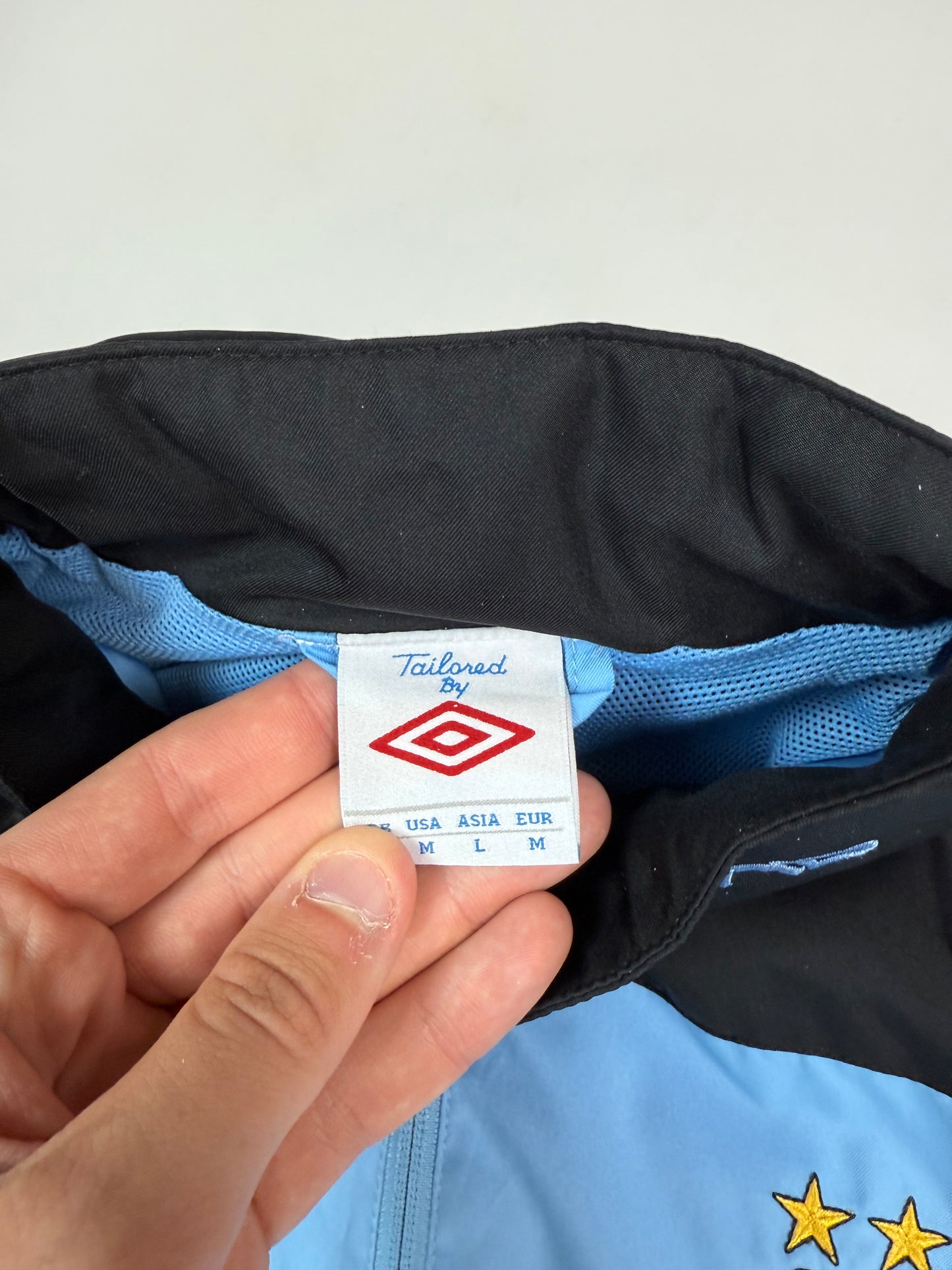 Vintage Manchester City 2011/12 Umbro football track jacket (M)