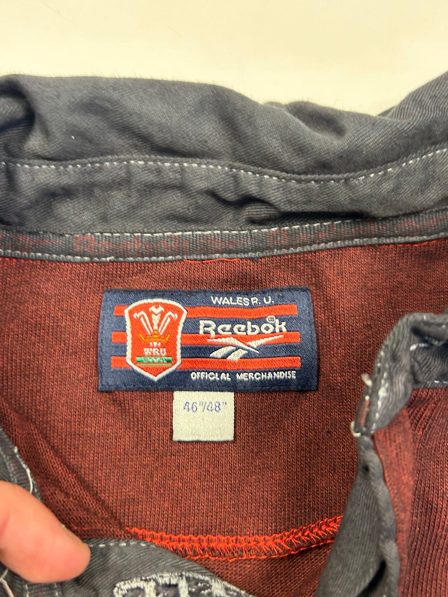 Vintage Wales 1996/98 Reebok rugby shirt (XL)