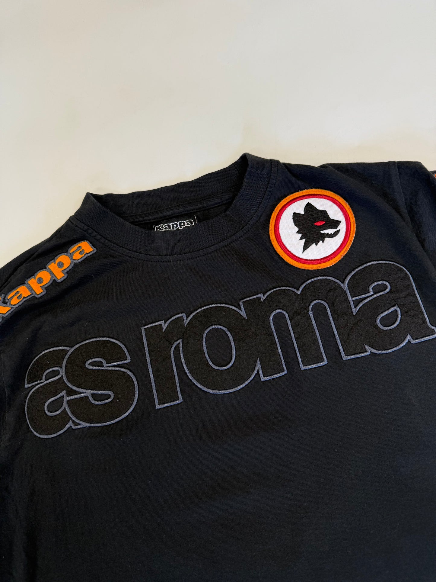 AS Roma 2009/10 Kappa spell out tee (XS)