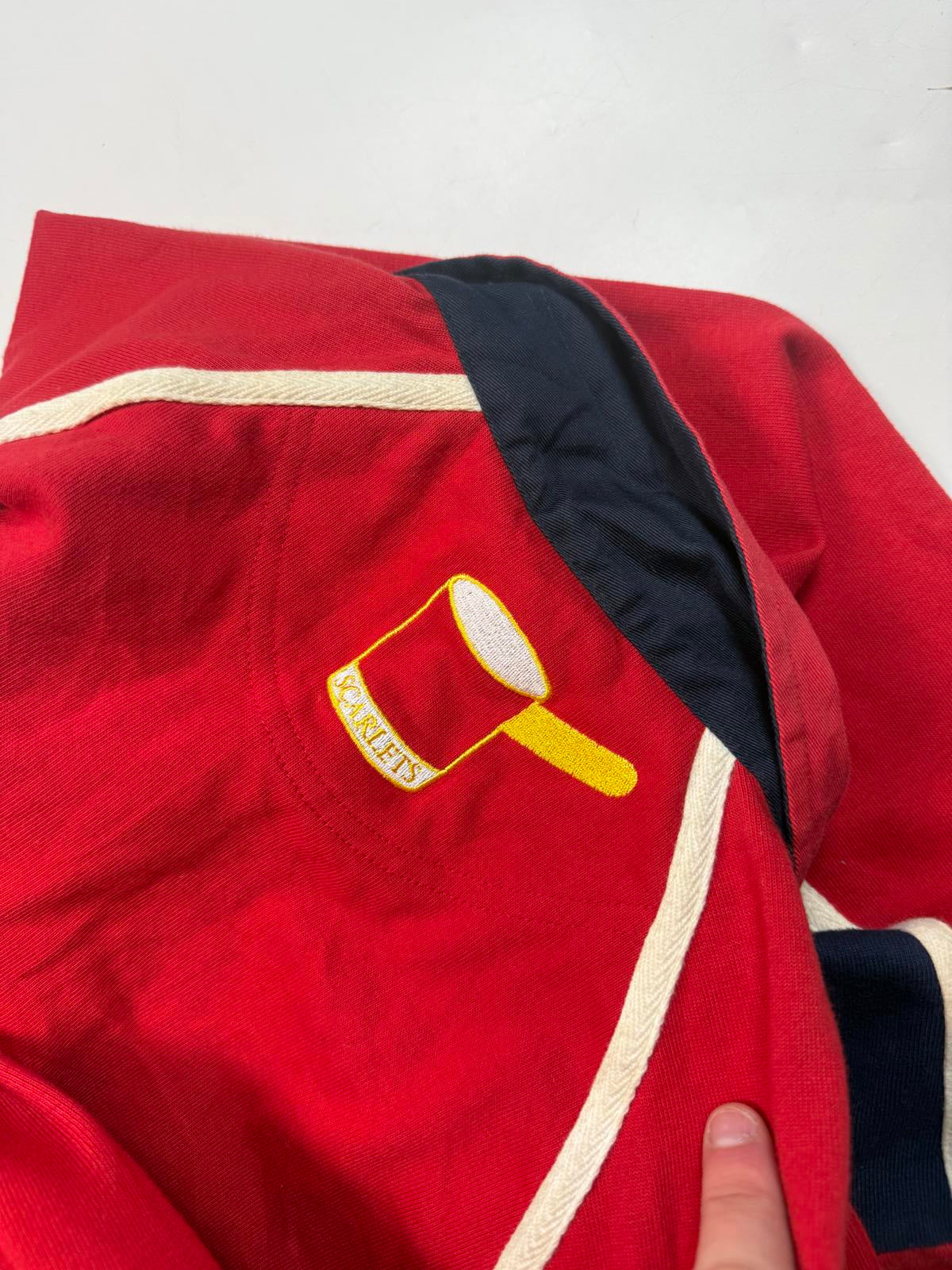 Vintage Llanelli Scarlets 2002/03 Kooga rugby shirt (S)