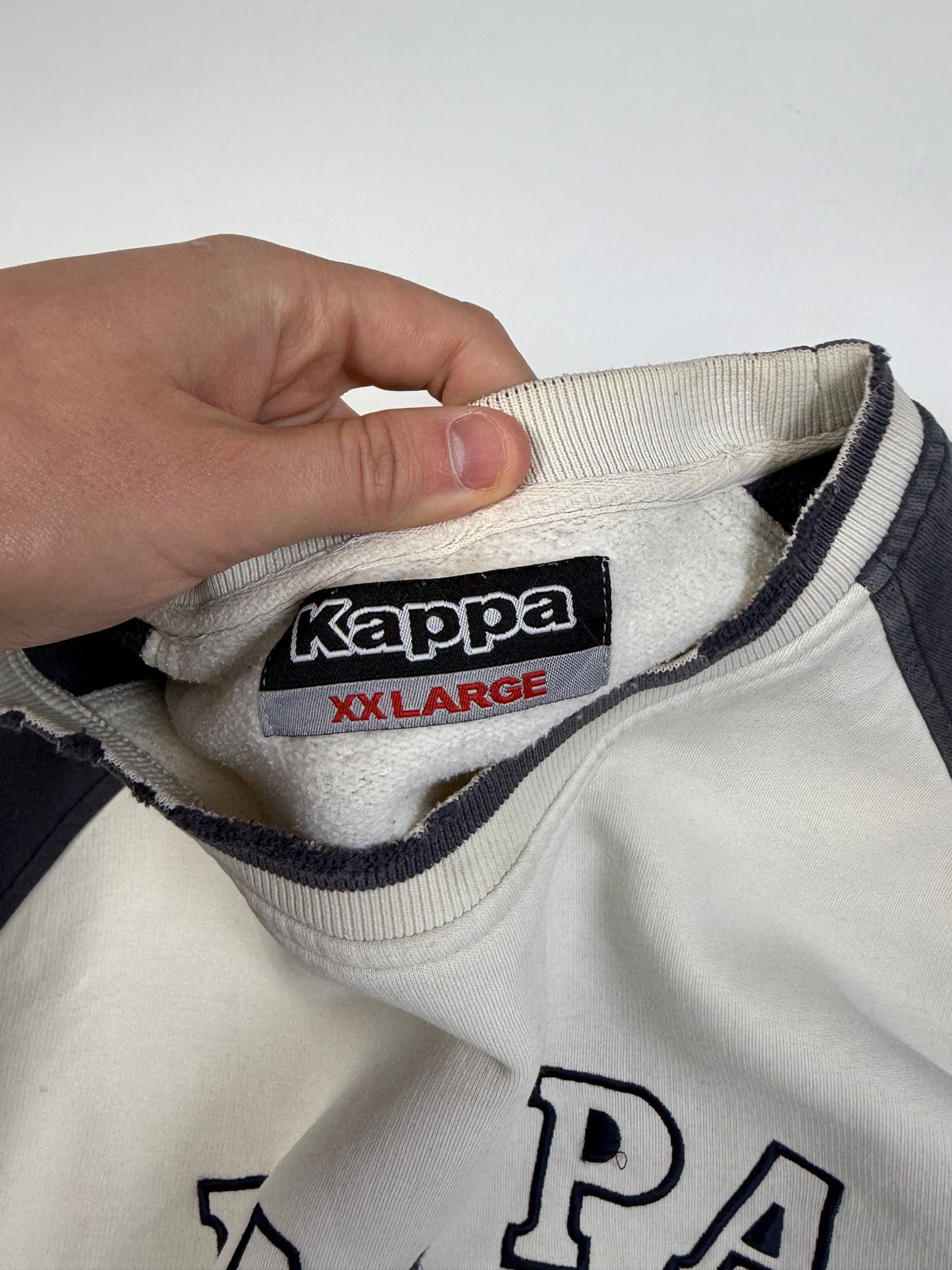 Vintage Kappa spell out sweatshirt (XXL)