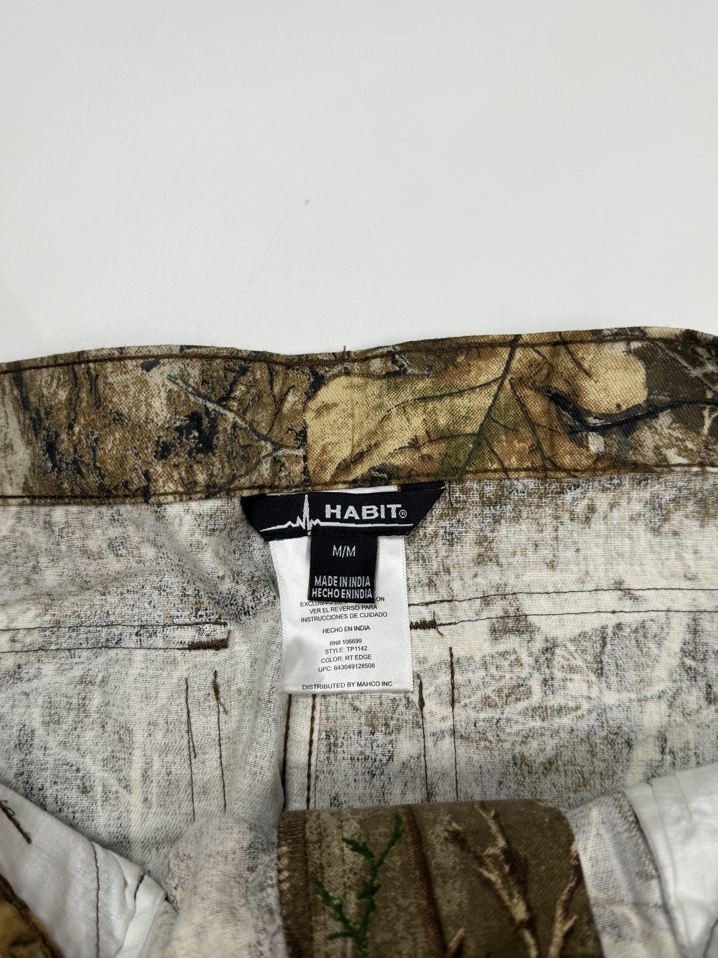 Real tree camo baggy cargo pants (W34)