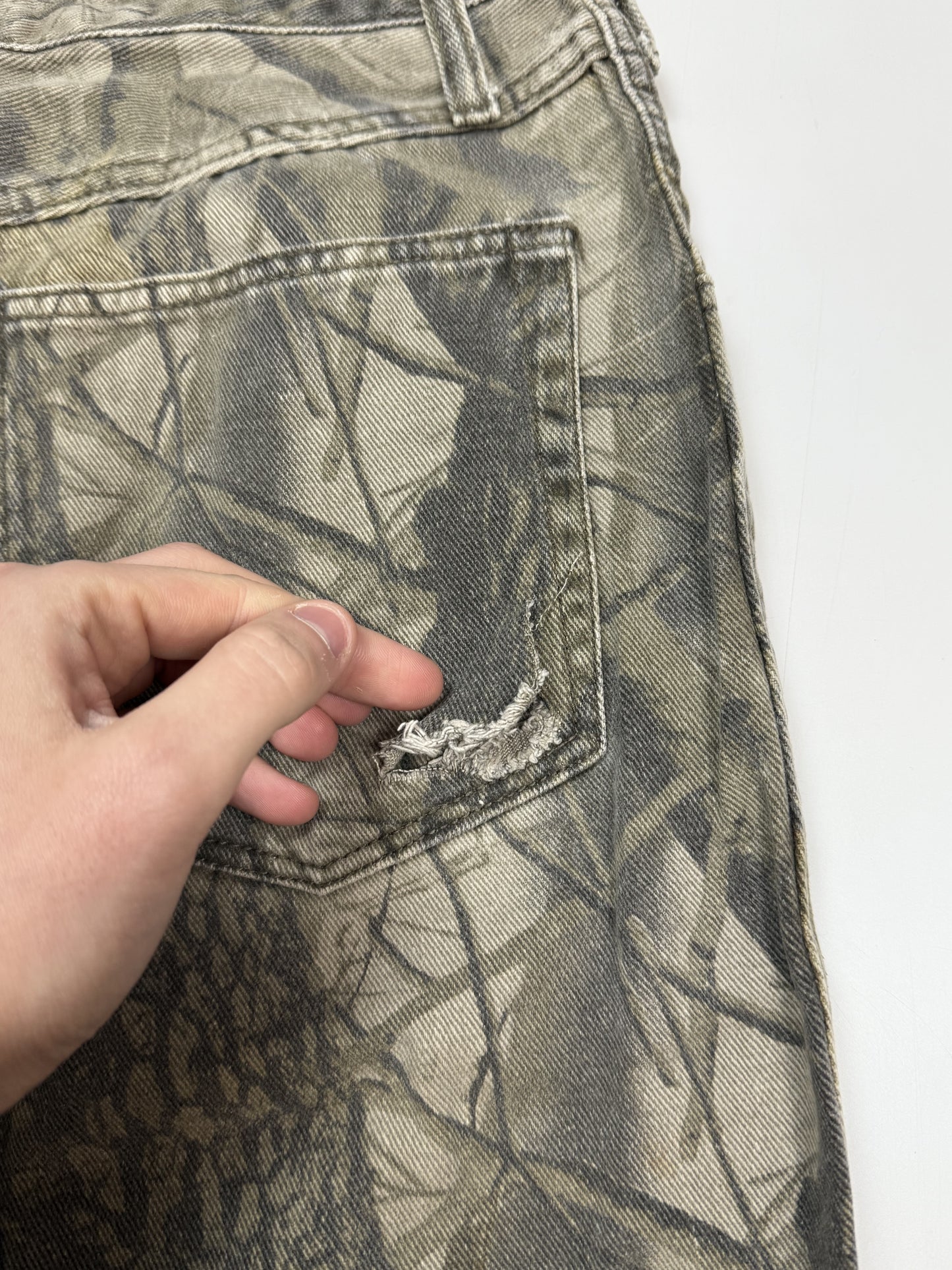 Vintage Real tree double knee baggy pants (W32)