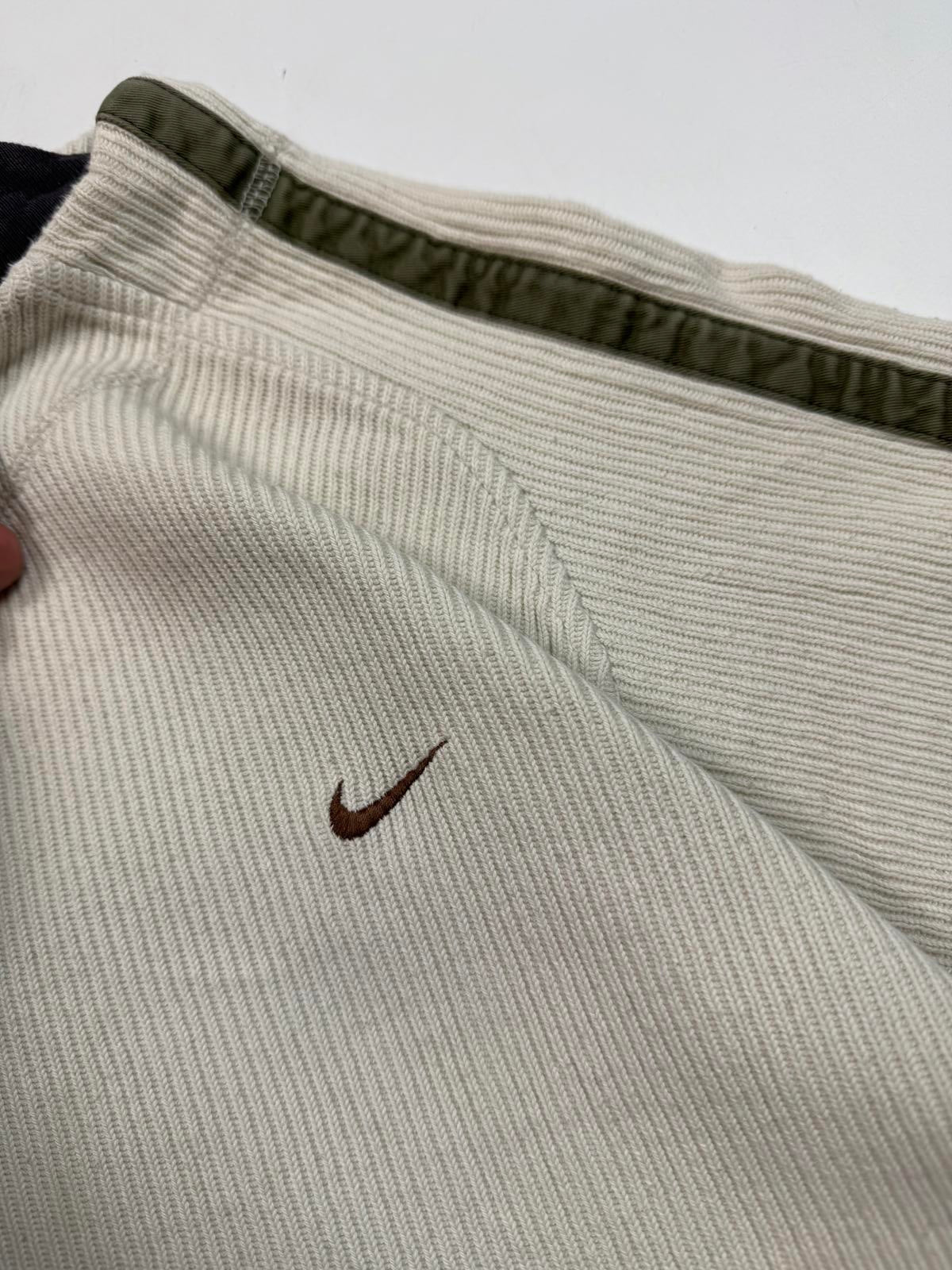 Vintage Nike mini swoosh ribbed sweatshirt (M)