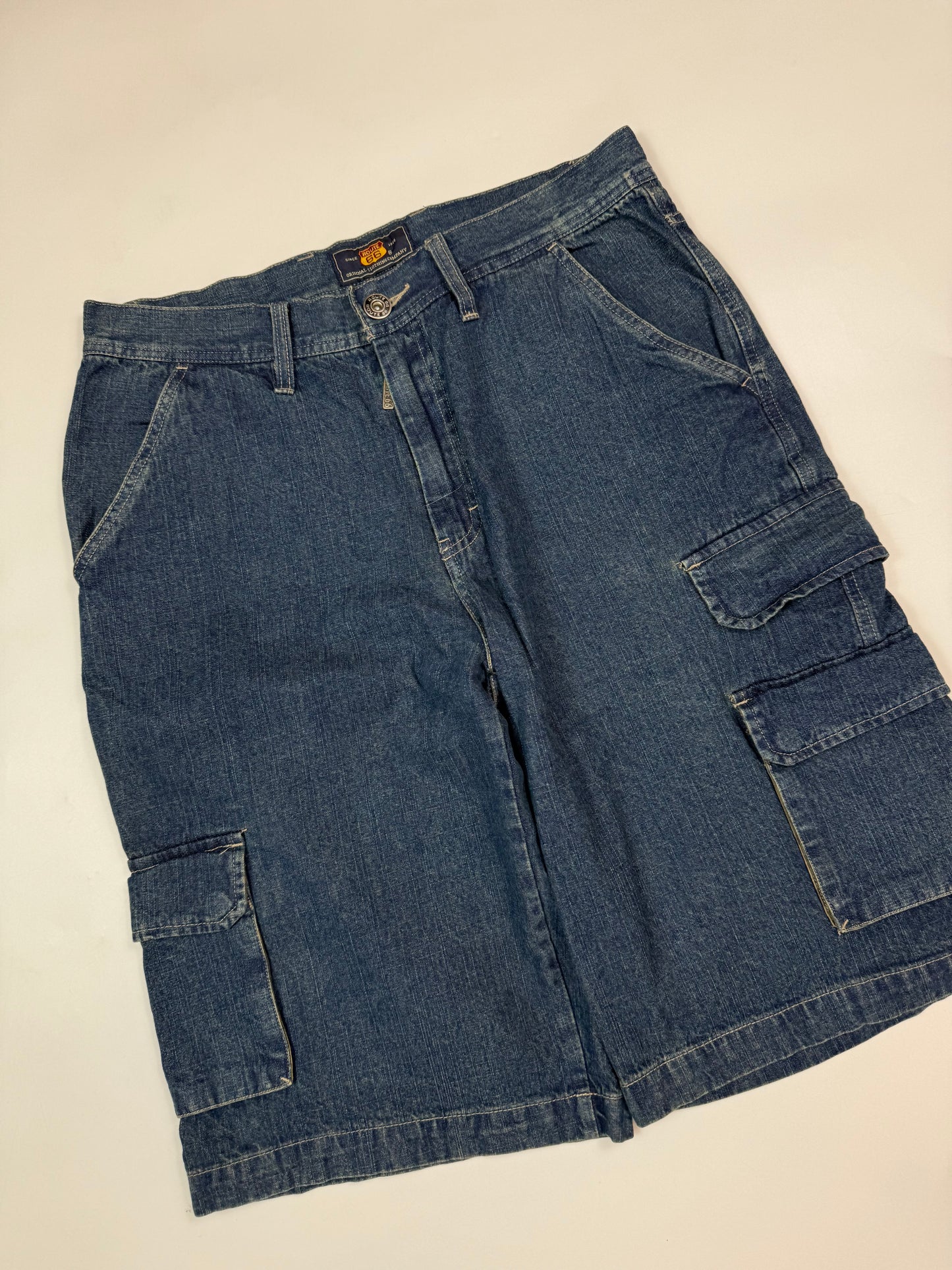 Vintage Route 66 baggy cargo jorts (W34)