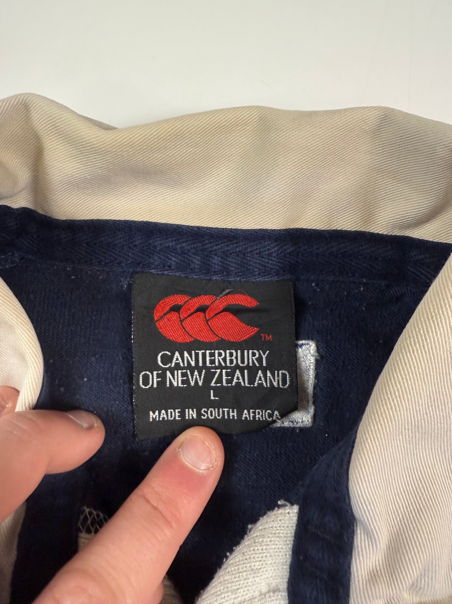 Vintage Scotland 2002-05 Canterbury rugby shirt (L)