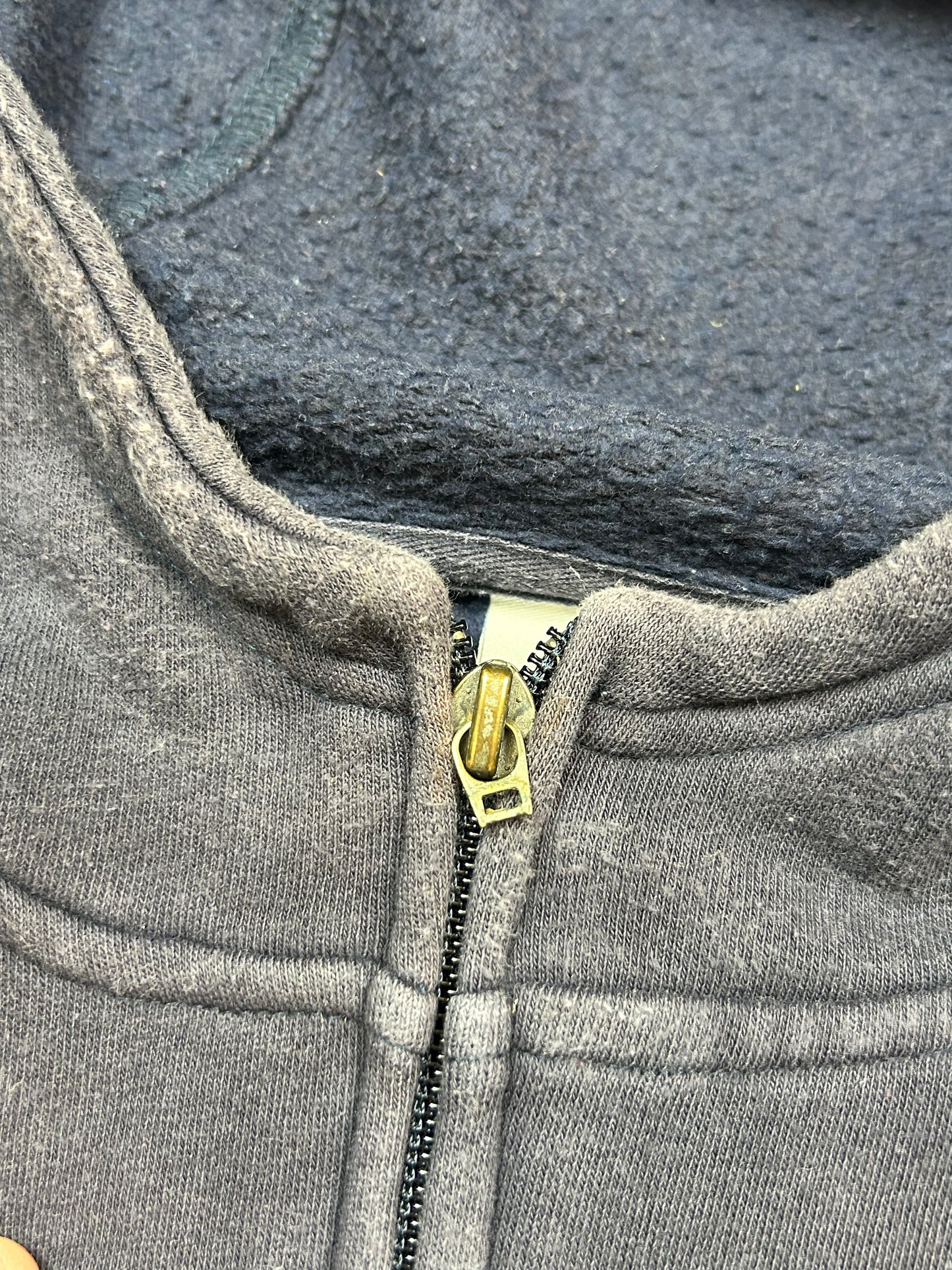 Vintage Adidas spell out full zip hoodie (L)