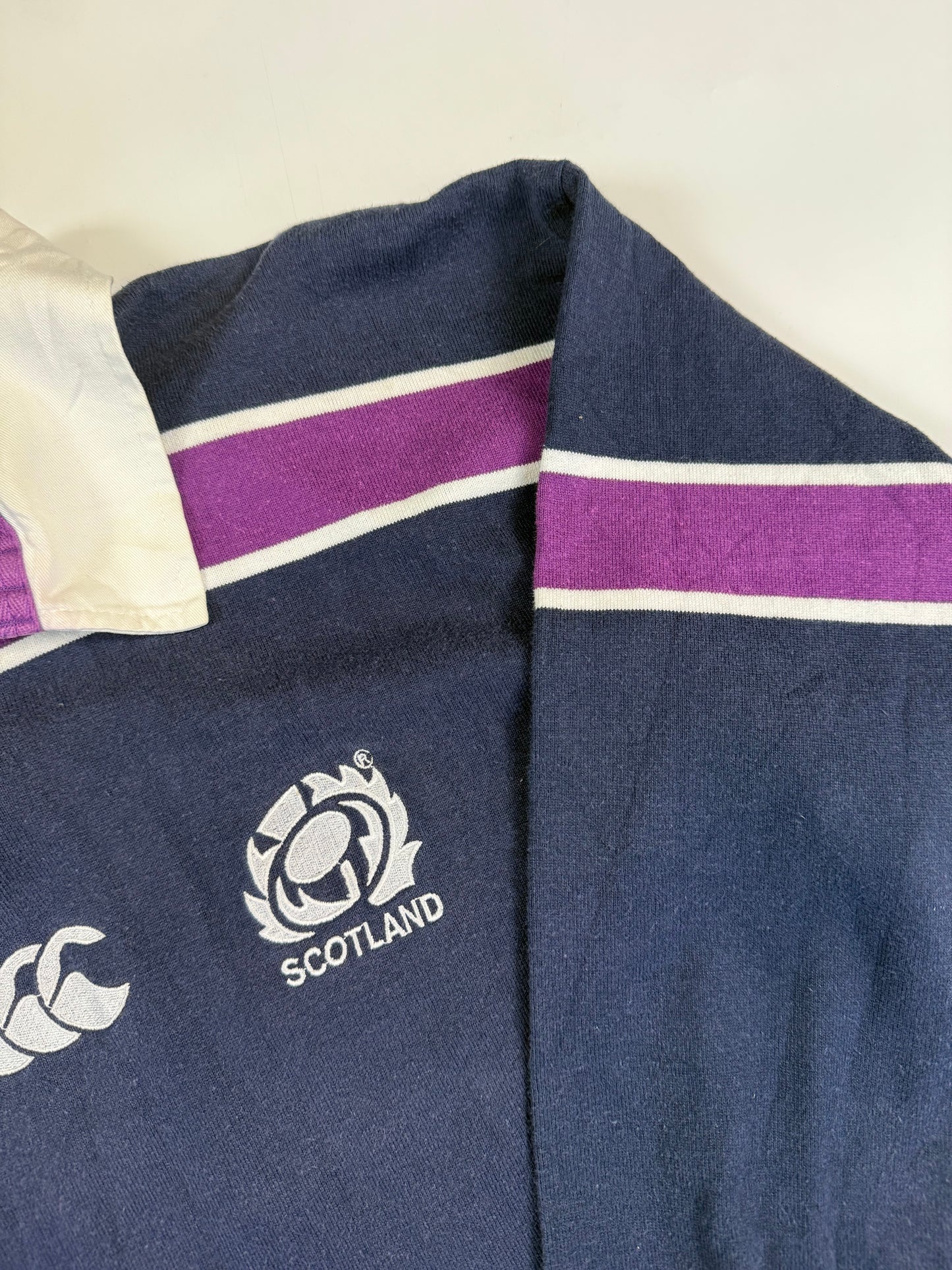 Vintage Scotland 2000-02 Canterbury rugby shirt (L)