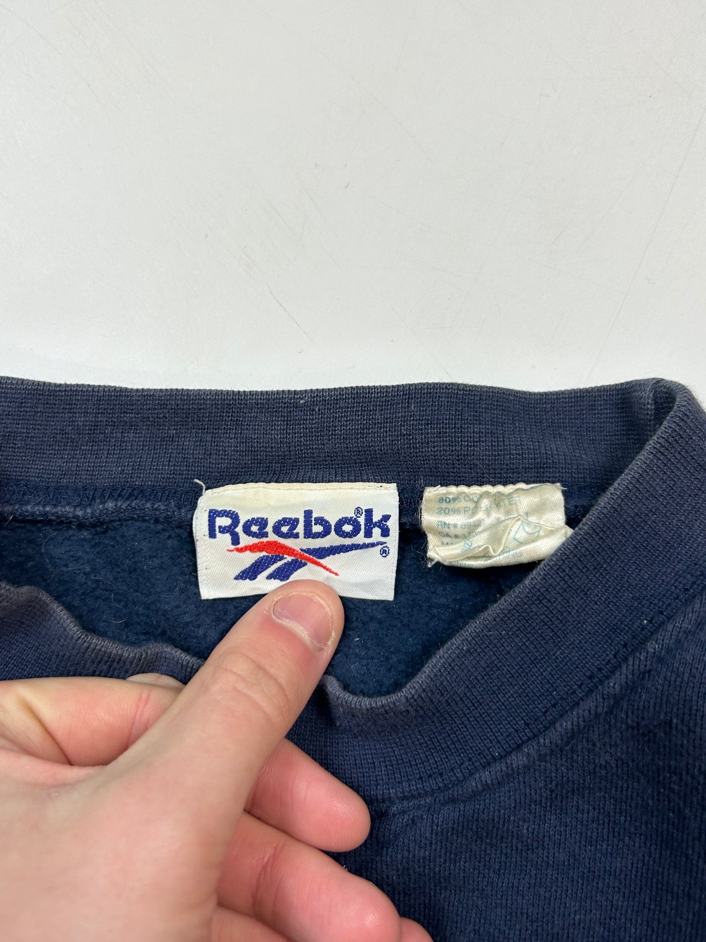 Vintage 90s Reebok spell out sweatshirt (M)