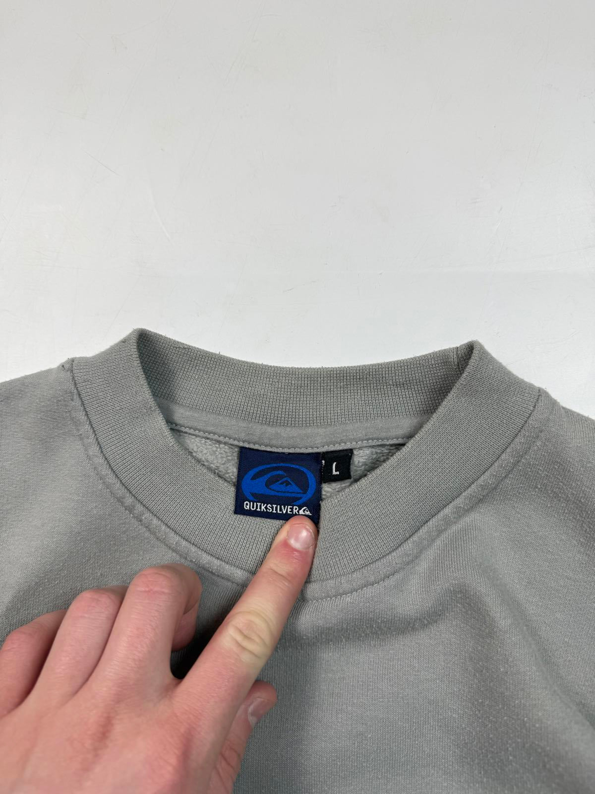 Vintage Y2K Quiksilver spell out sweatshirt (L)