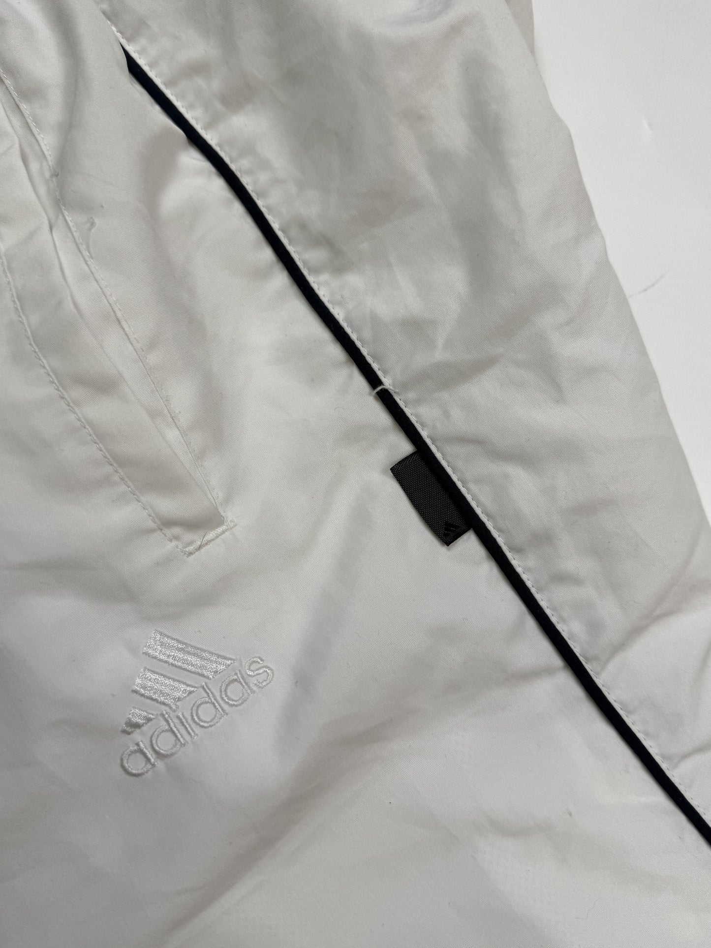 Vintage Adidas baggy spell out track pants (L)
