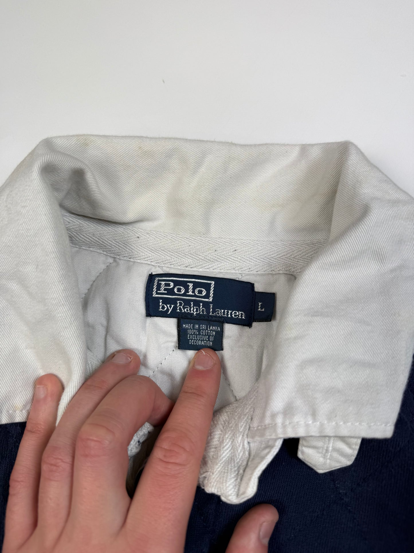 Vintage 90s Polo Ralph Lauren rugby polo shirt (L)