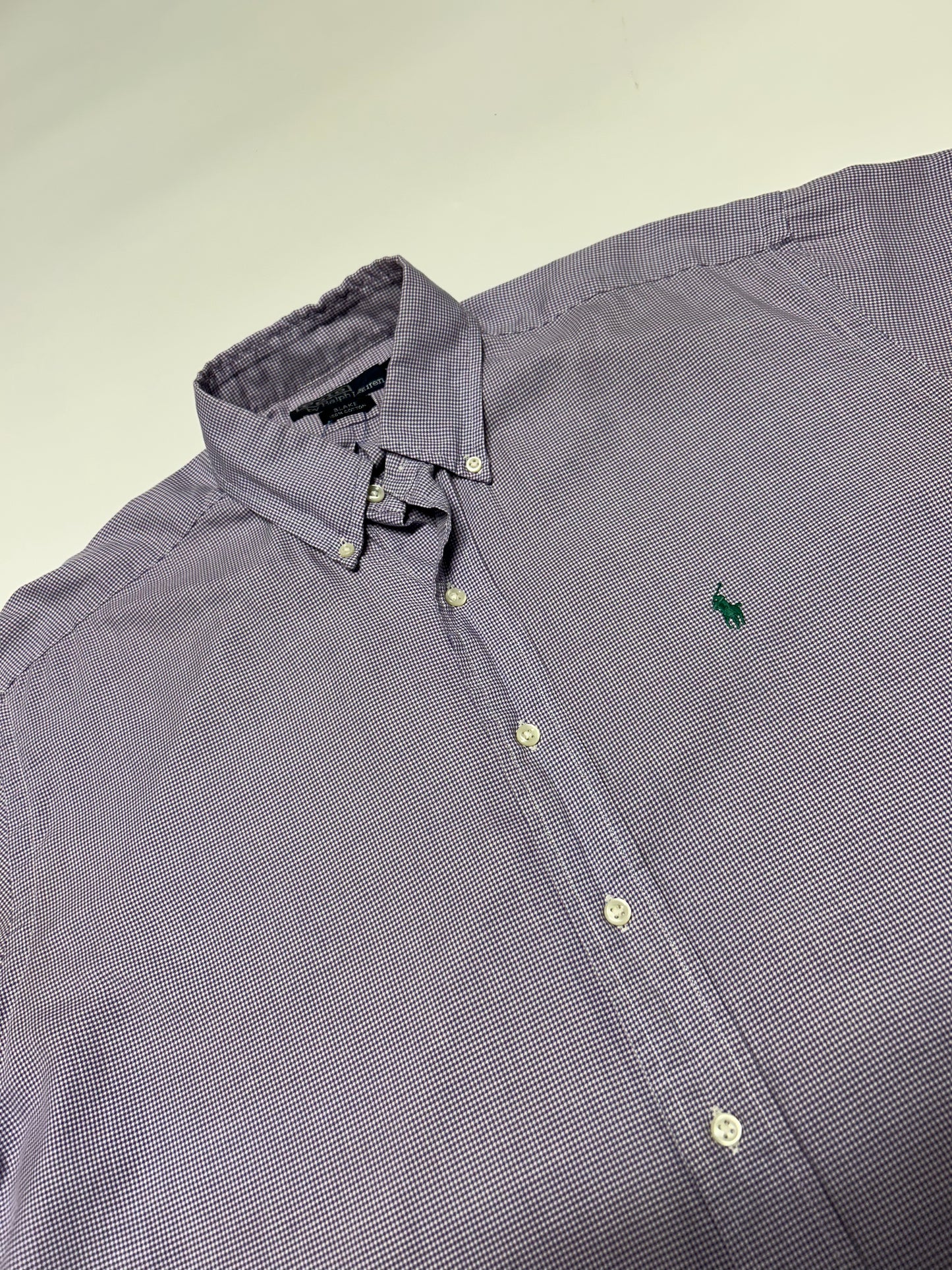 Vintage Ralph Lauren short sleeve check shirt (M)