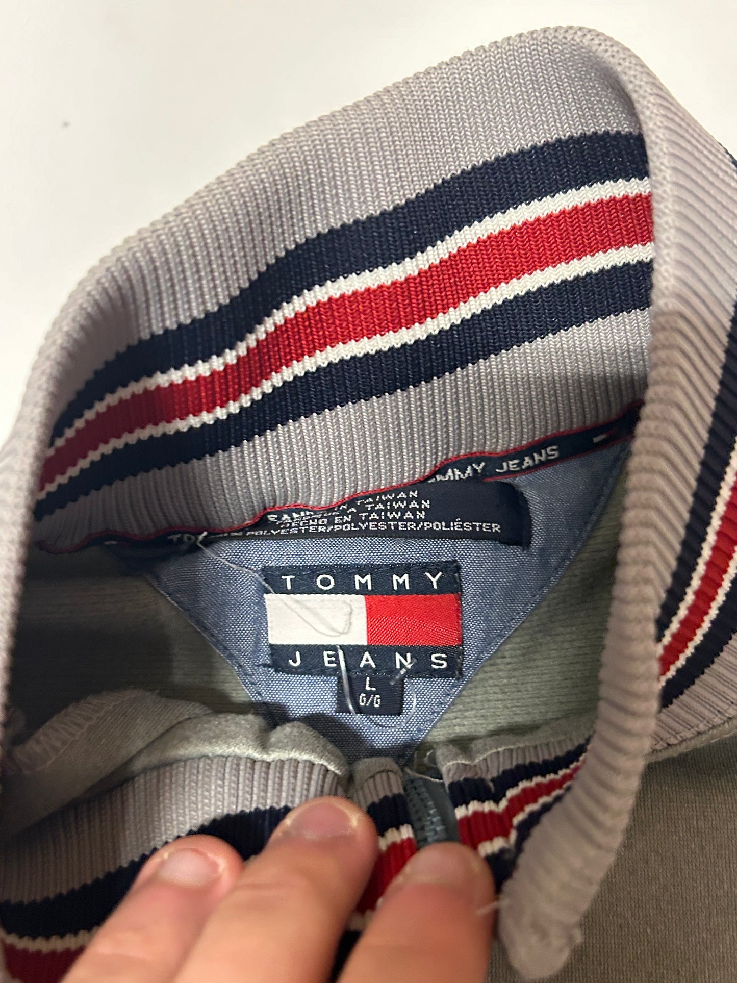 Vintage 90s Tommy Hilfiger sport track jacket (L)