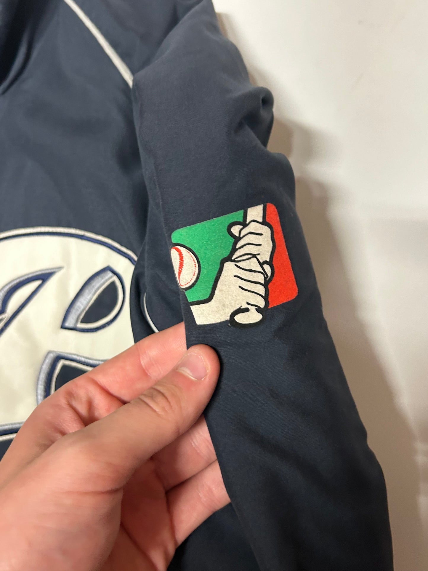 Vintage Macron baseball track jacket (XL)