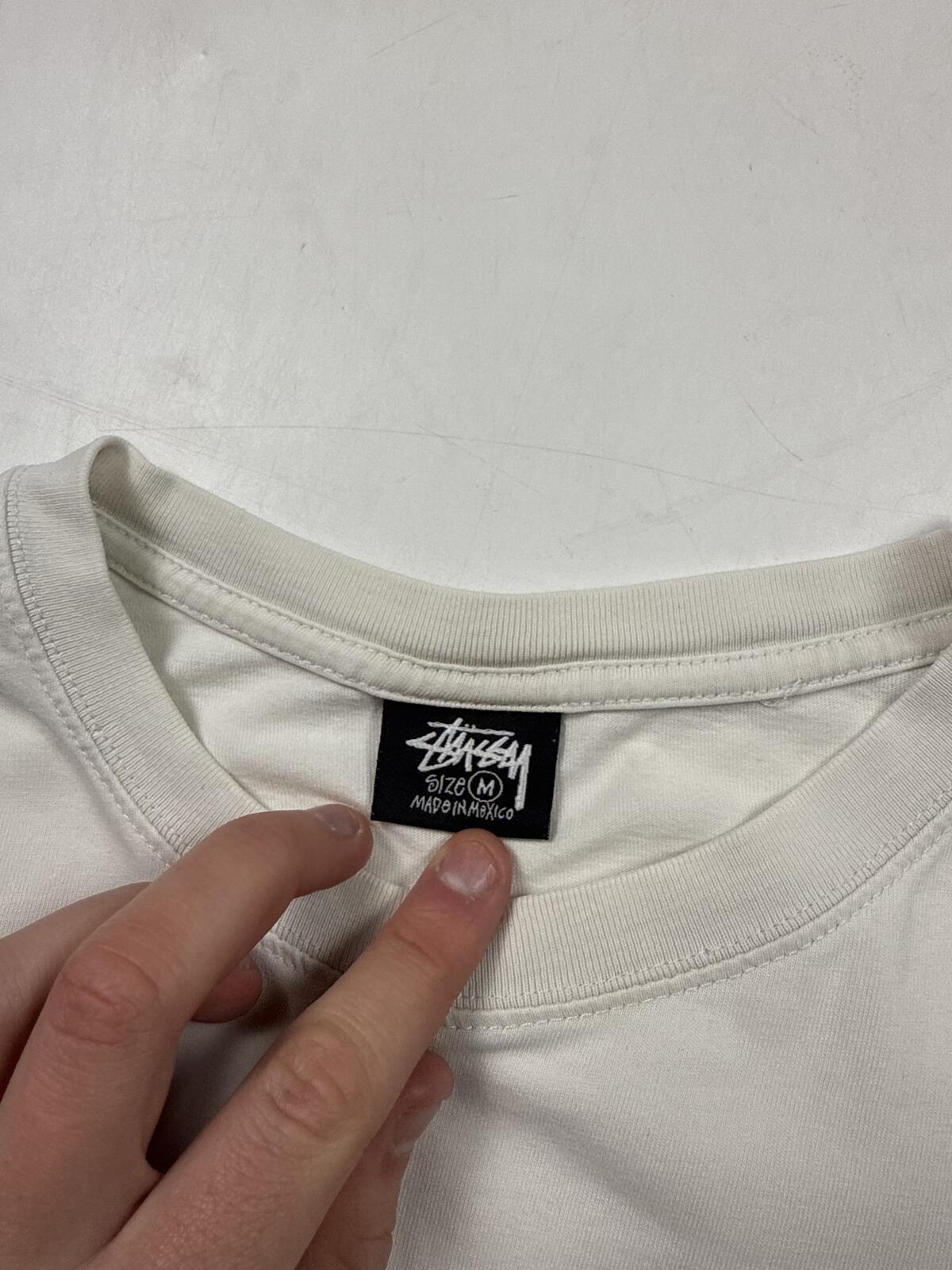 Stussy spell out script tee (M)