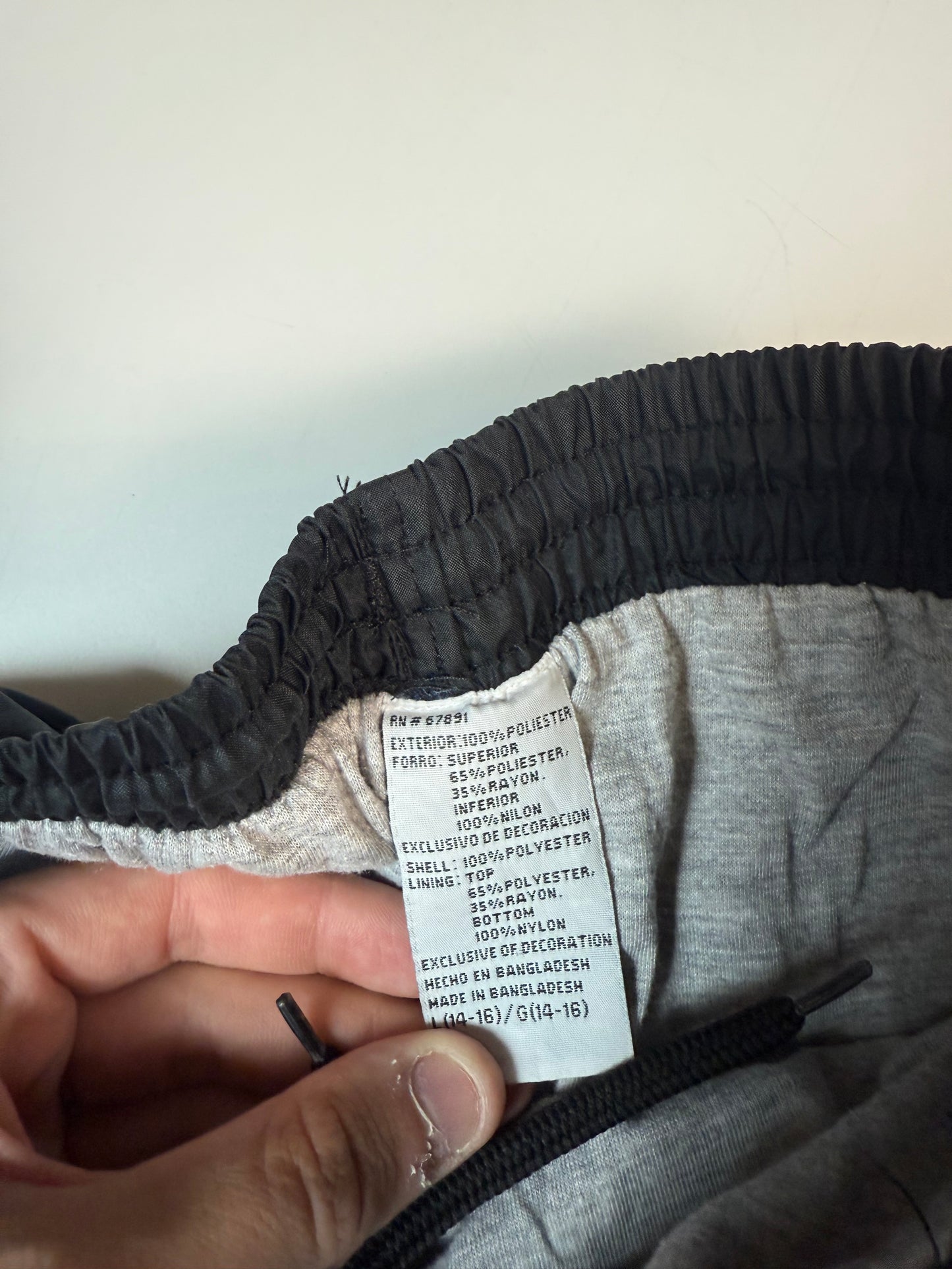 Vintage Reebok baggy side stripe track pants (M)