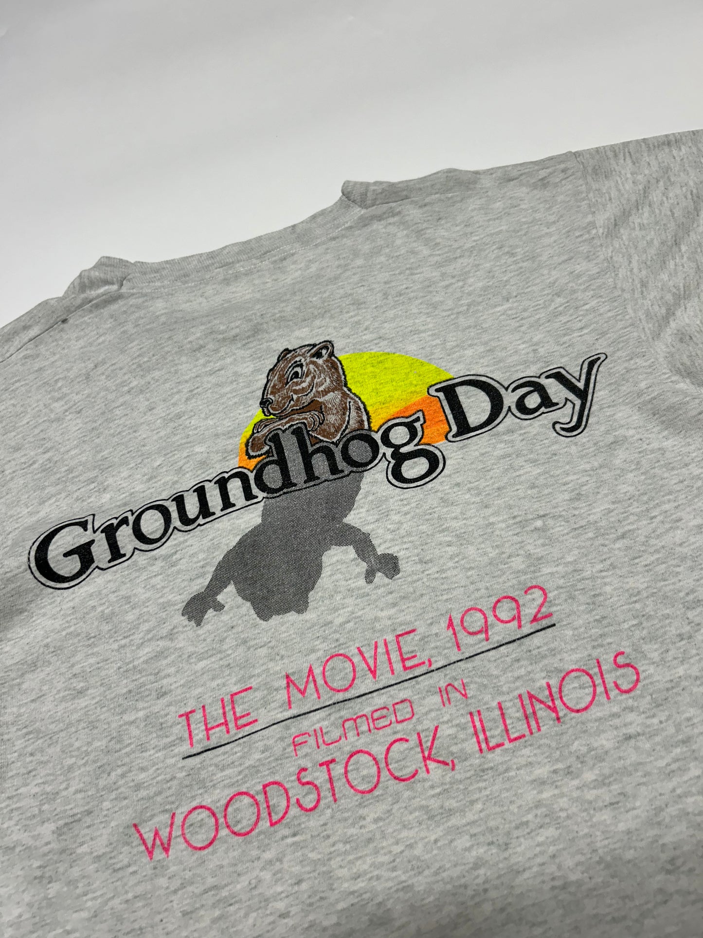 Vintage Groundhog day 1992 single stitch tee (M)