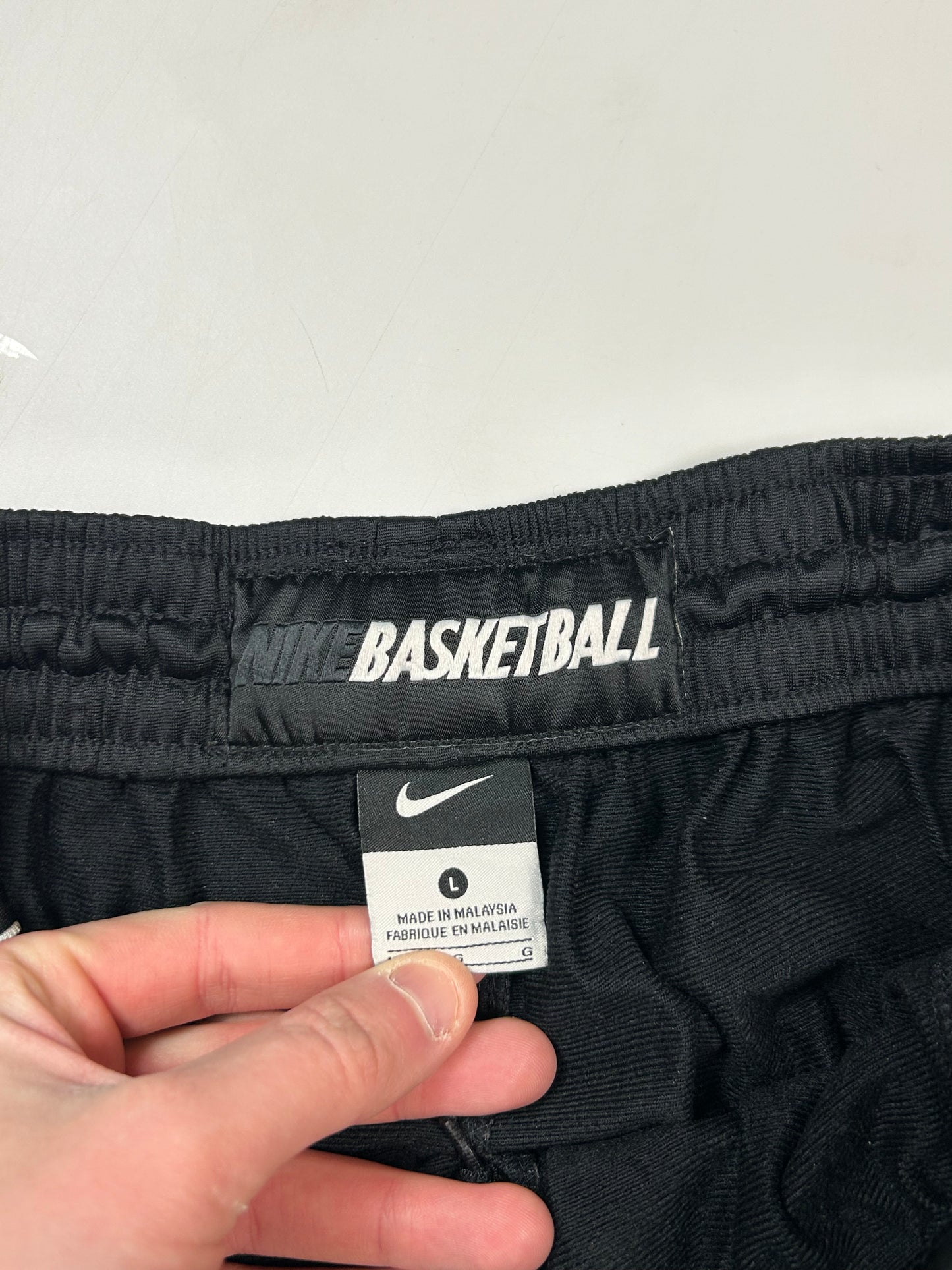 Vintage Nike basketball baggy side stripe track pants (L)