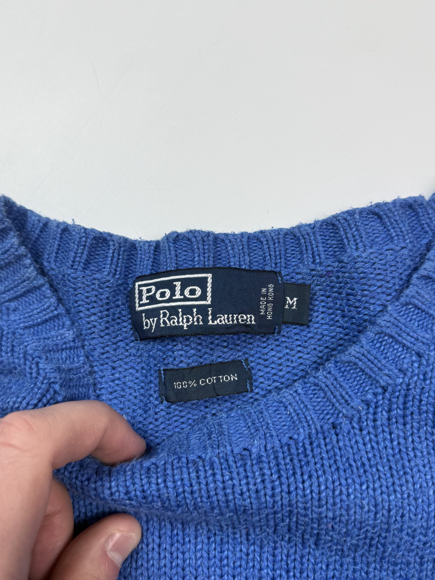 Vintage 90s Polo Ralph Lauren knit sweater (M)