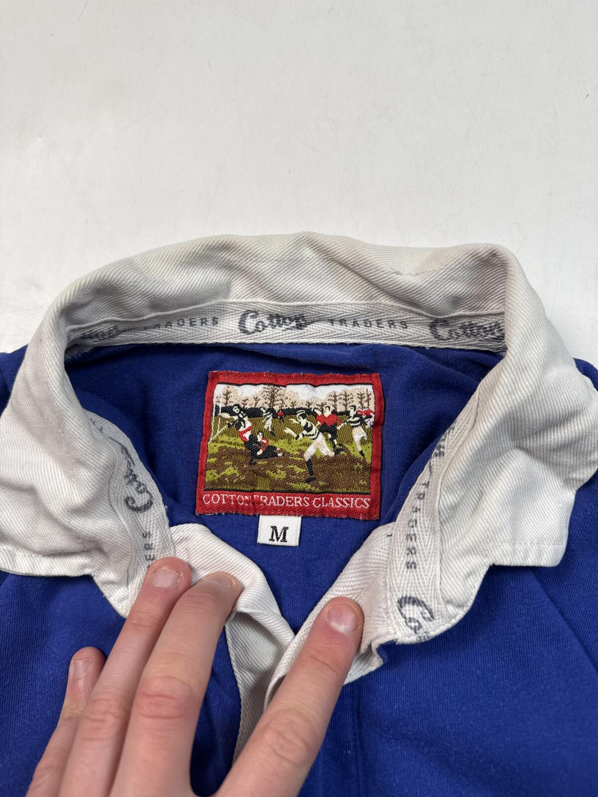 Vintage 90s Italy Cotton Traders rugby union shirt (M)