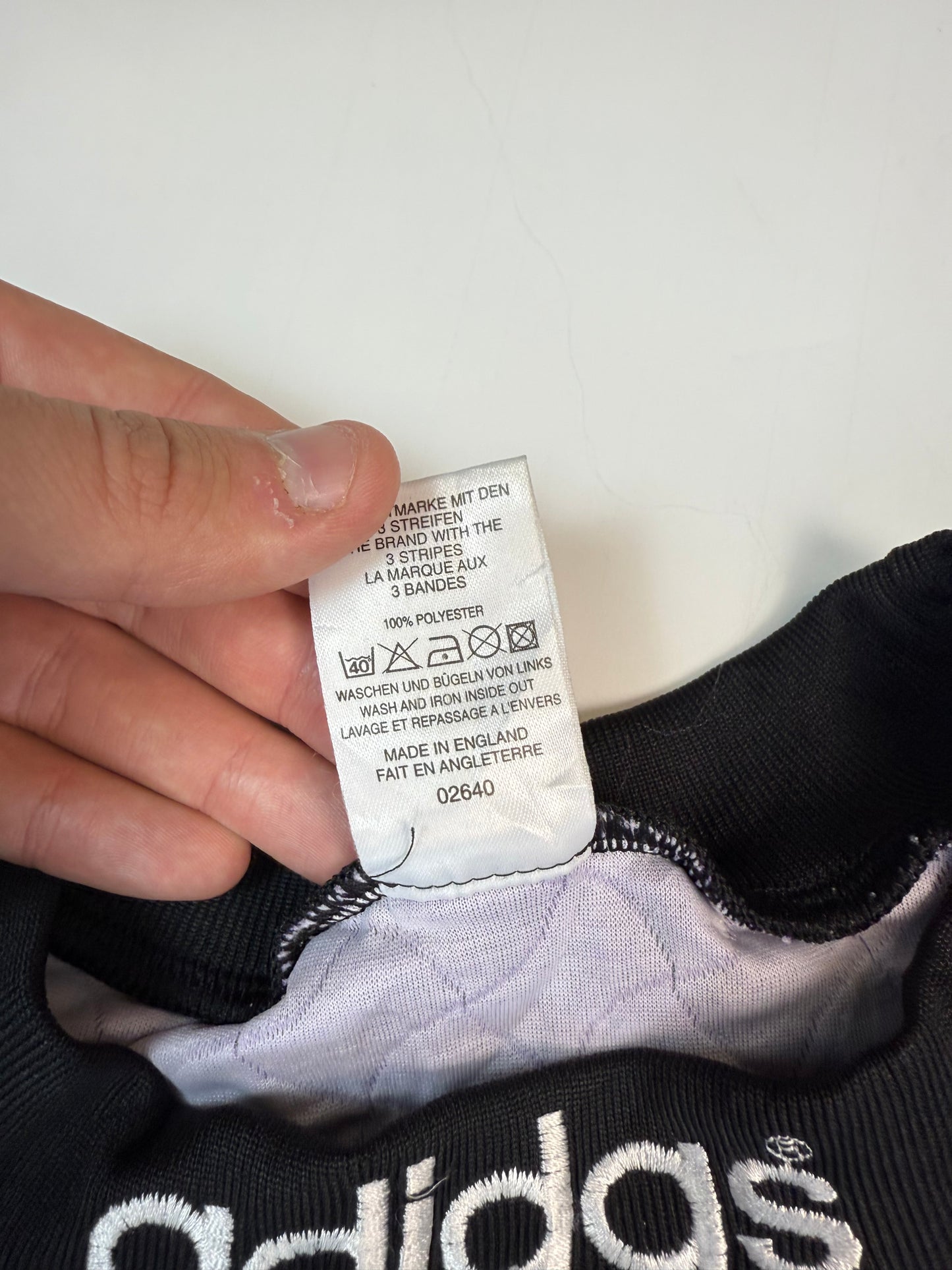 Vintage Newcastle United 1995/96 Adidas away gk football shirt (L)