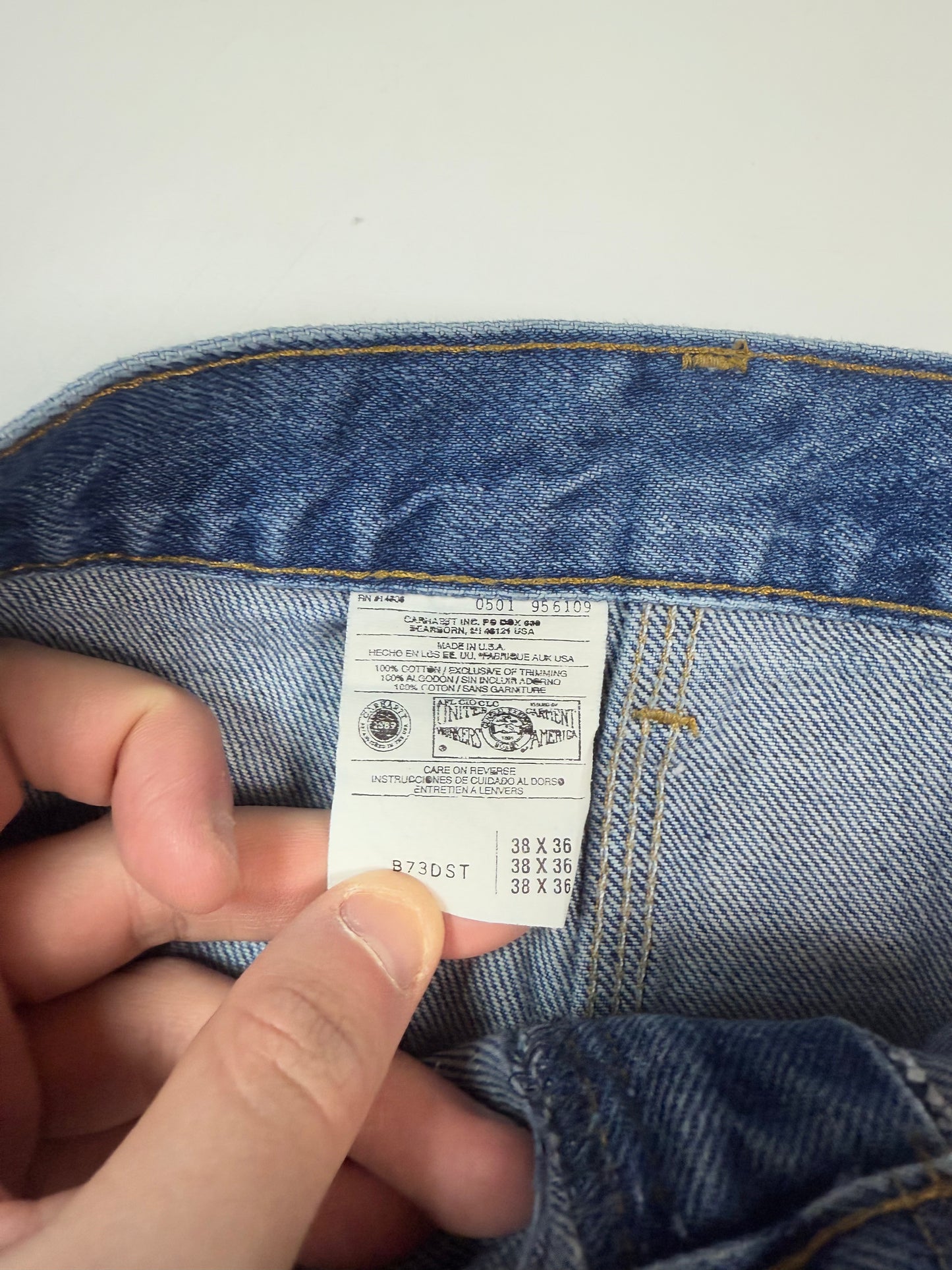 Vintage Carhartt double knee carpenter jeans (W36)