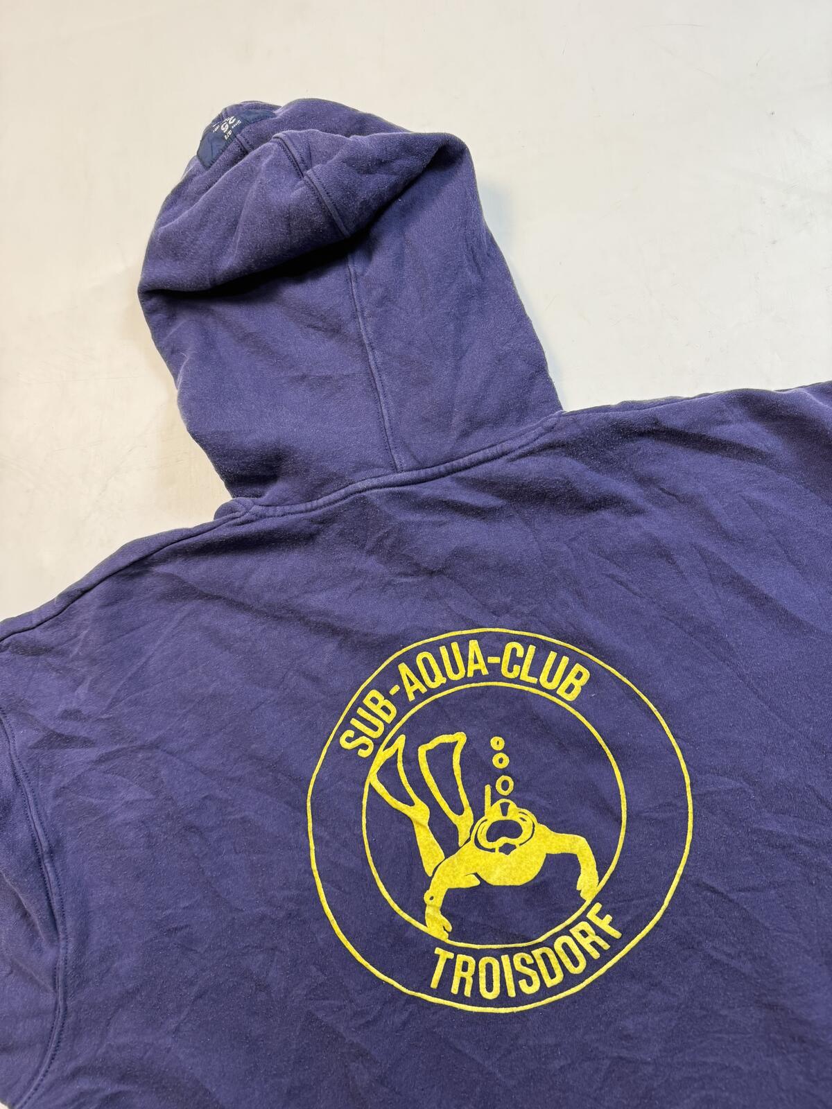 Vintage 90s adidas originals centre logo hoodie (L)