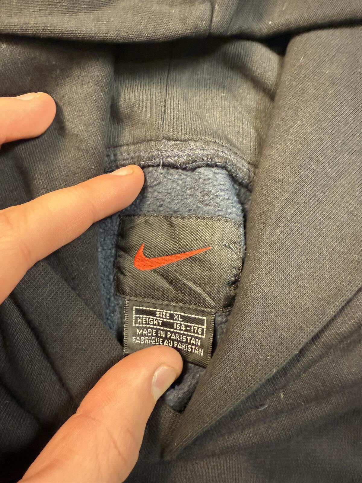 Vintage 90s Nike mini swoosh hoodie (S)