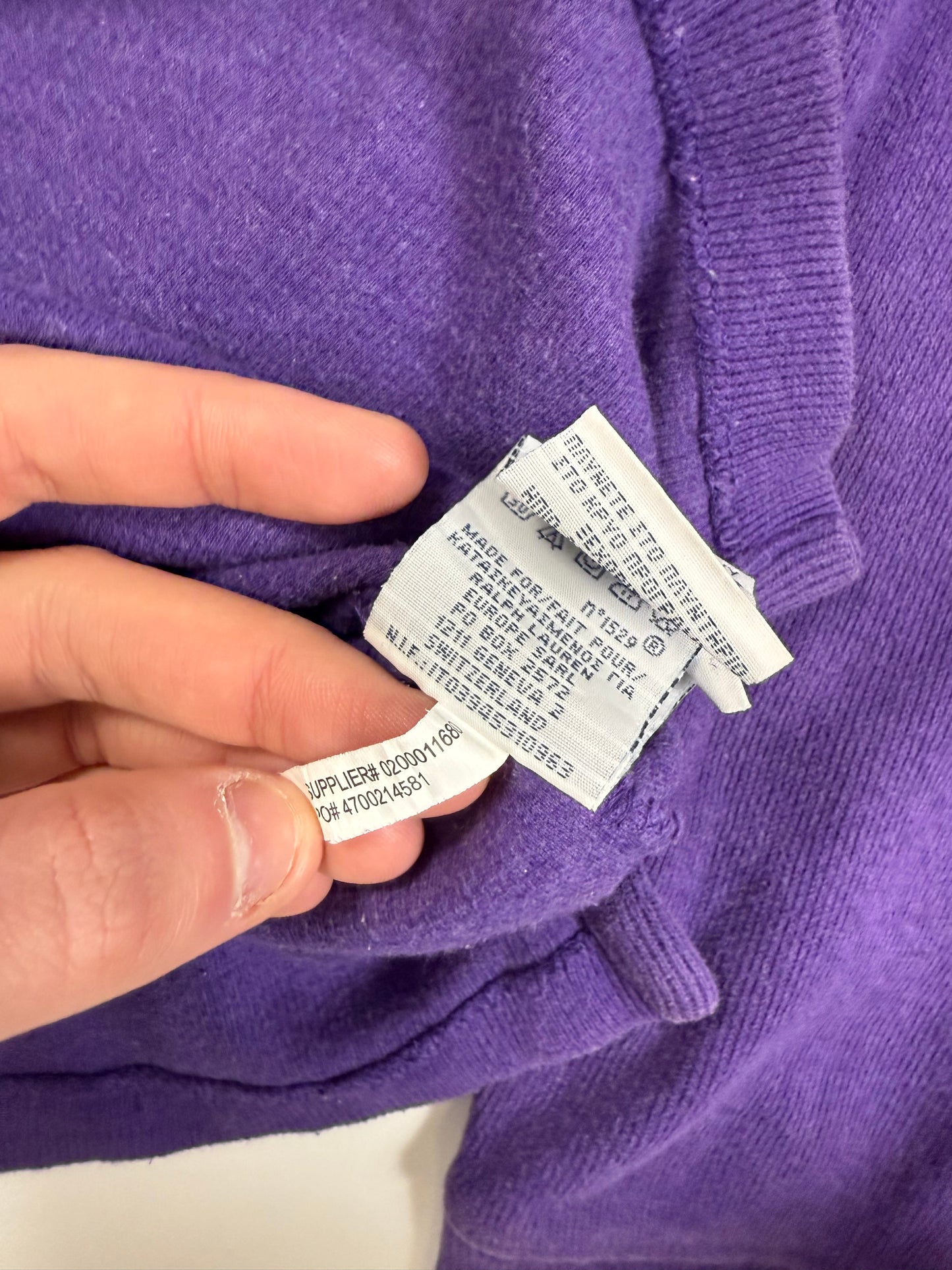 Polo Ralph Lauren quarter zip sweatshirt (S)