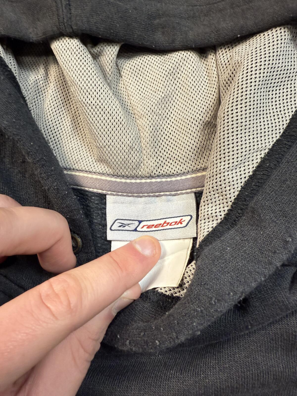 Vintage Y2K Reebok spell out hoodie (XL)