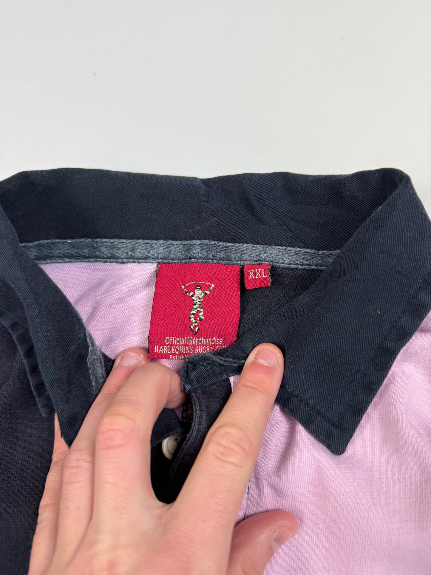 Vintage Harlequins supporters rugby shirt (XL)