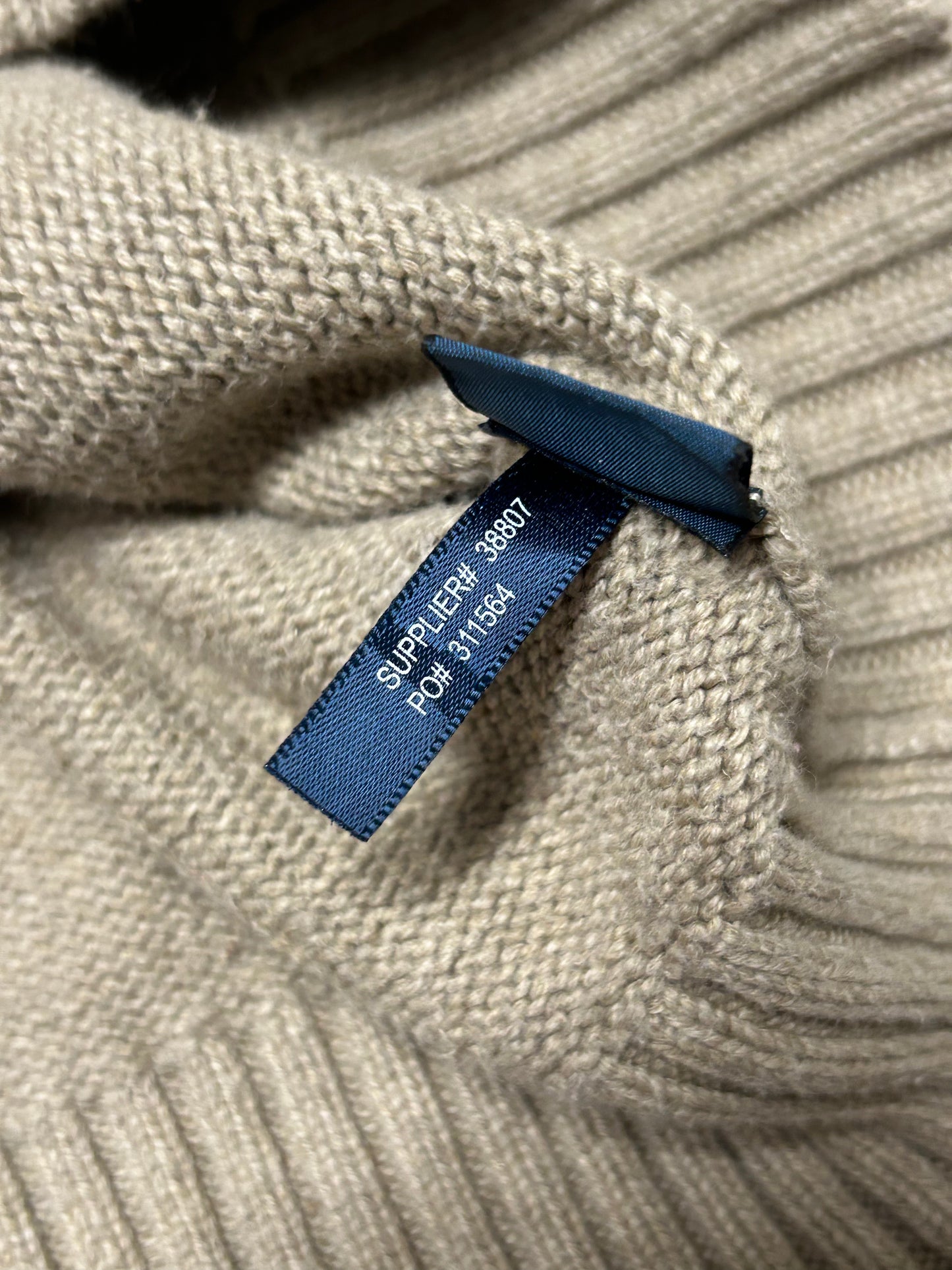 Vintage Ralph Lauren quarter zip knit (XXL)