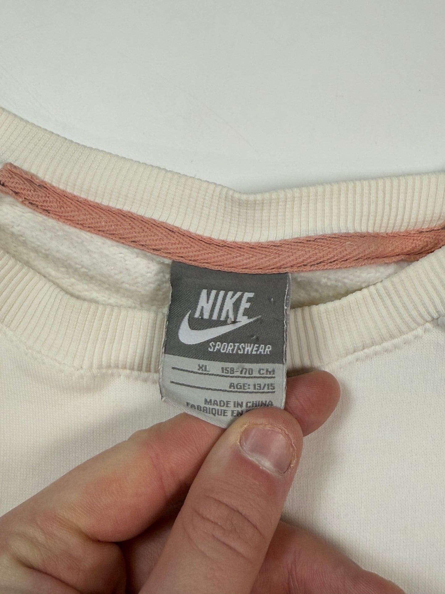 Vintage Nike spell out sweatshirt (S)