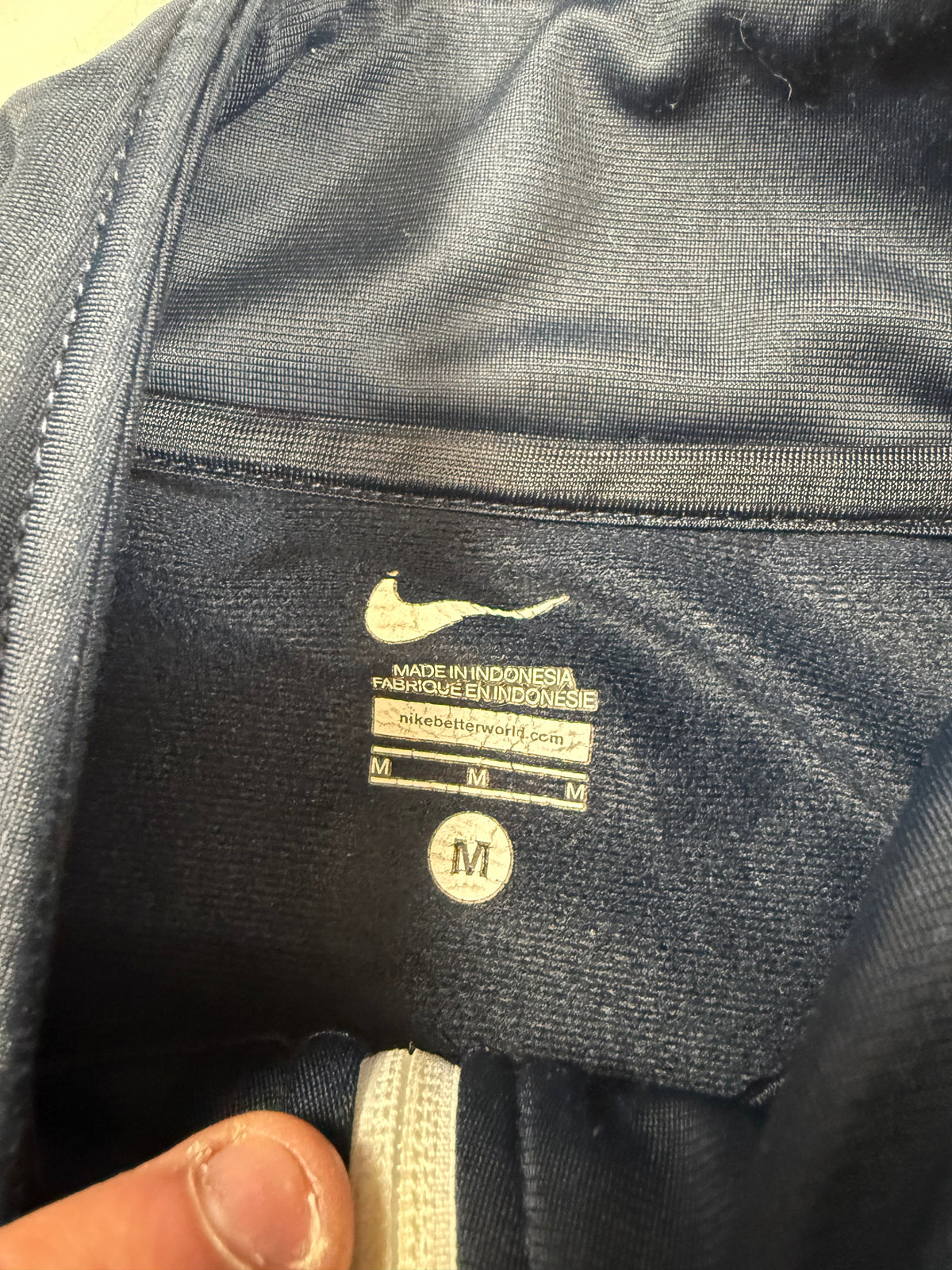 Nike side stripe track jacket (M)