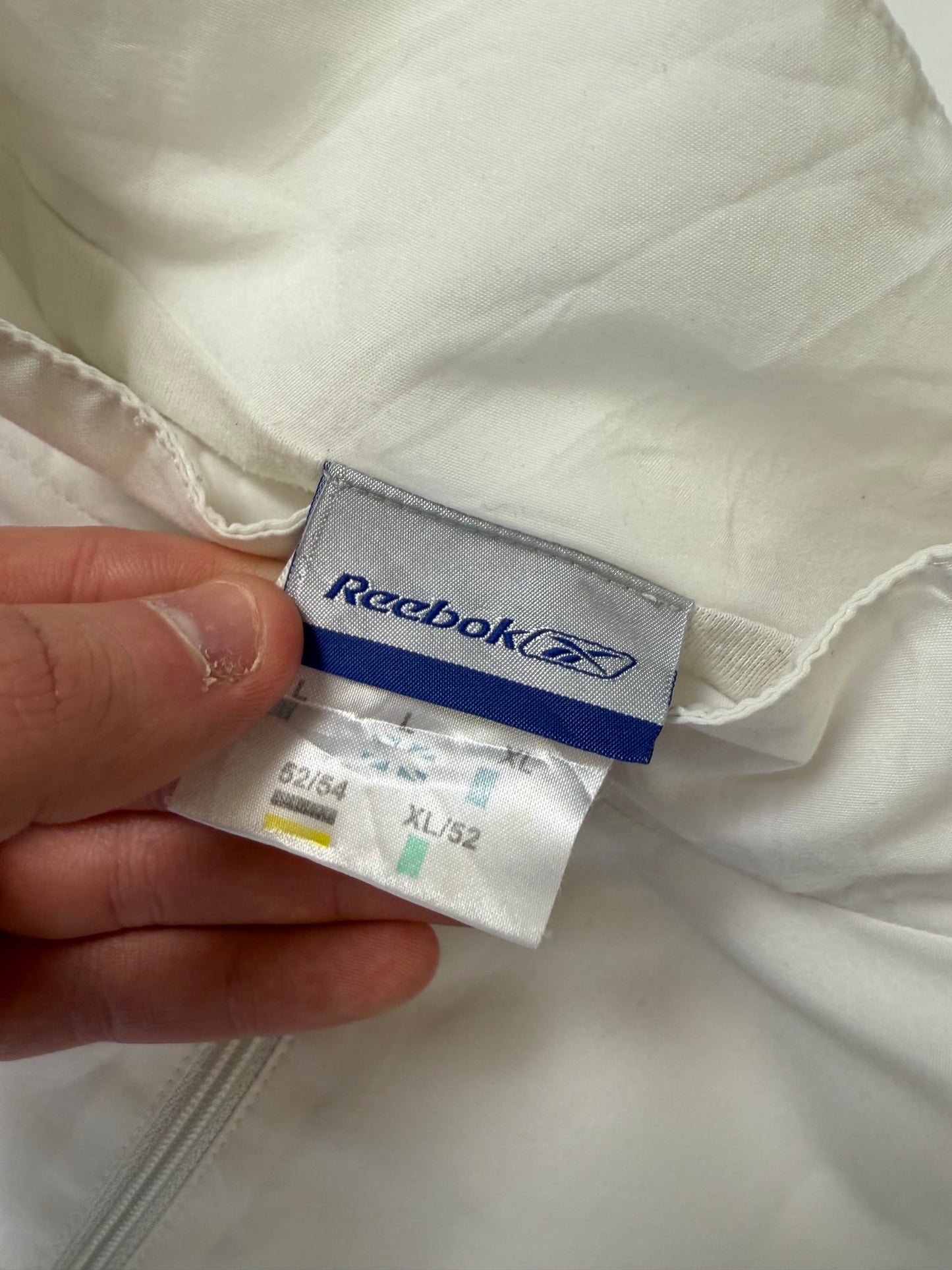 Vintage Reebok spell out track jacket (L)