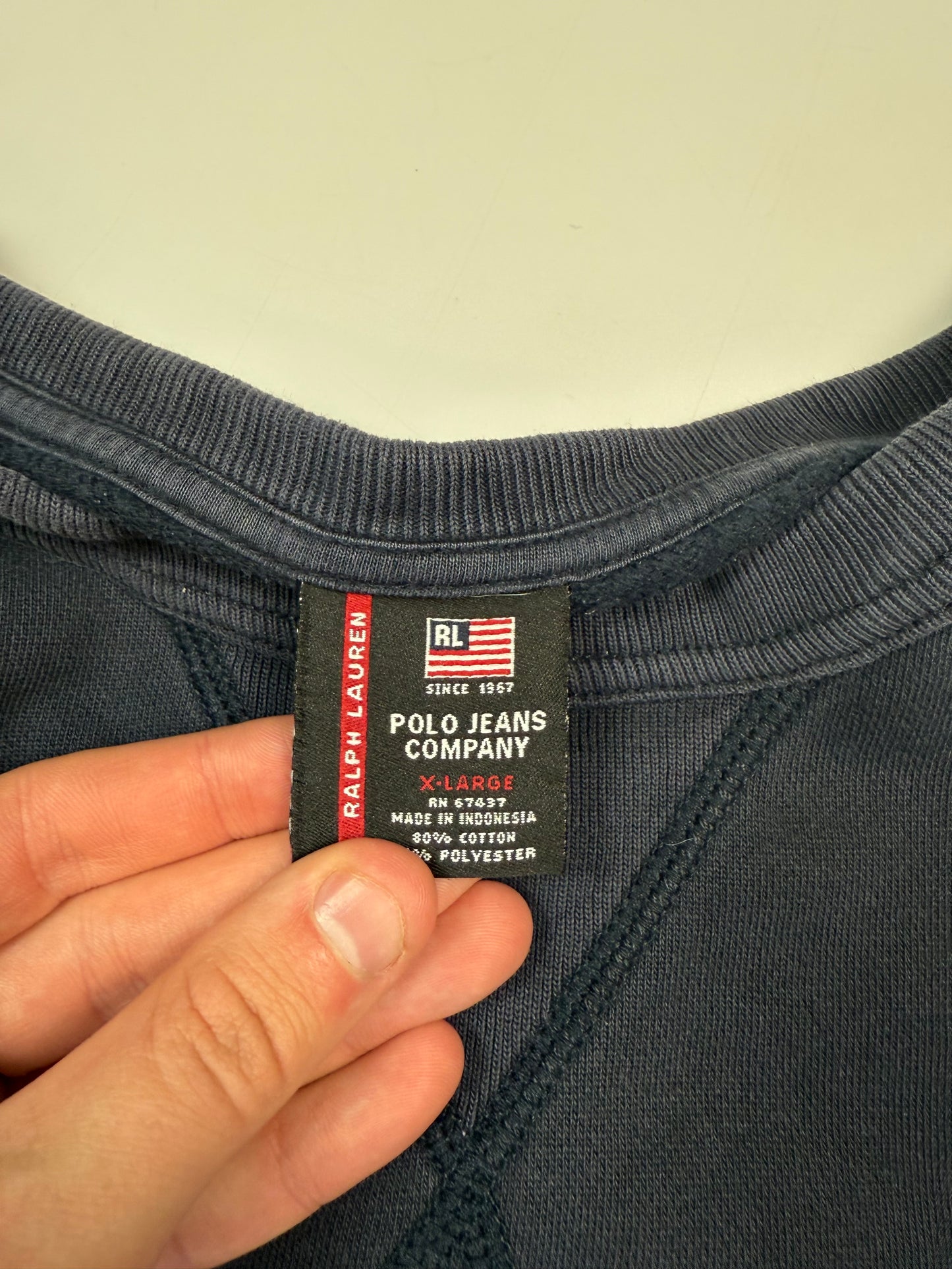 Vintage Ralph Lauren polo jeans co spell out sweatshirt (XL)