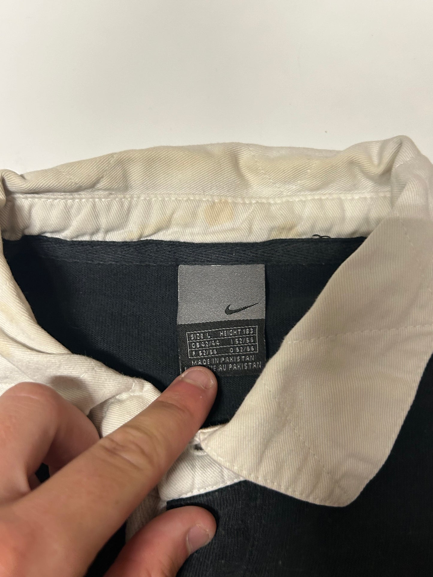 Vintage New Zealand Nike supporters rugby shirt (L)