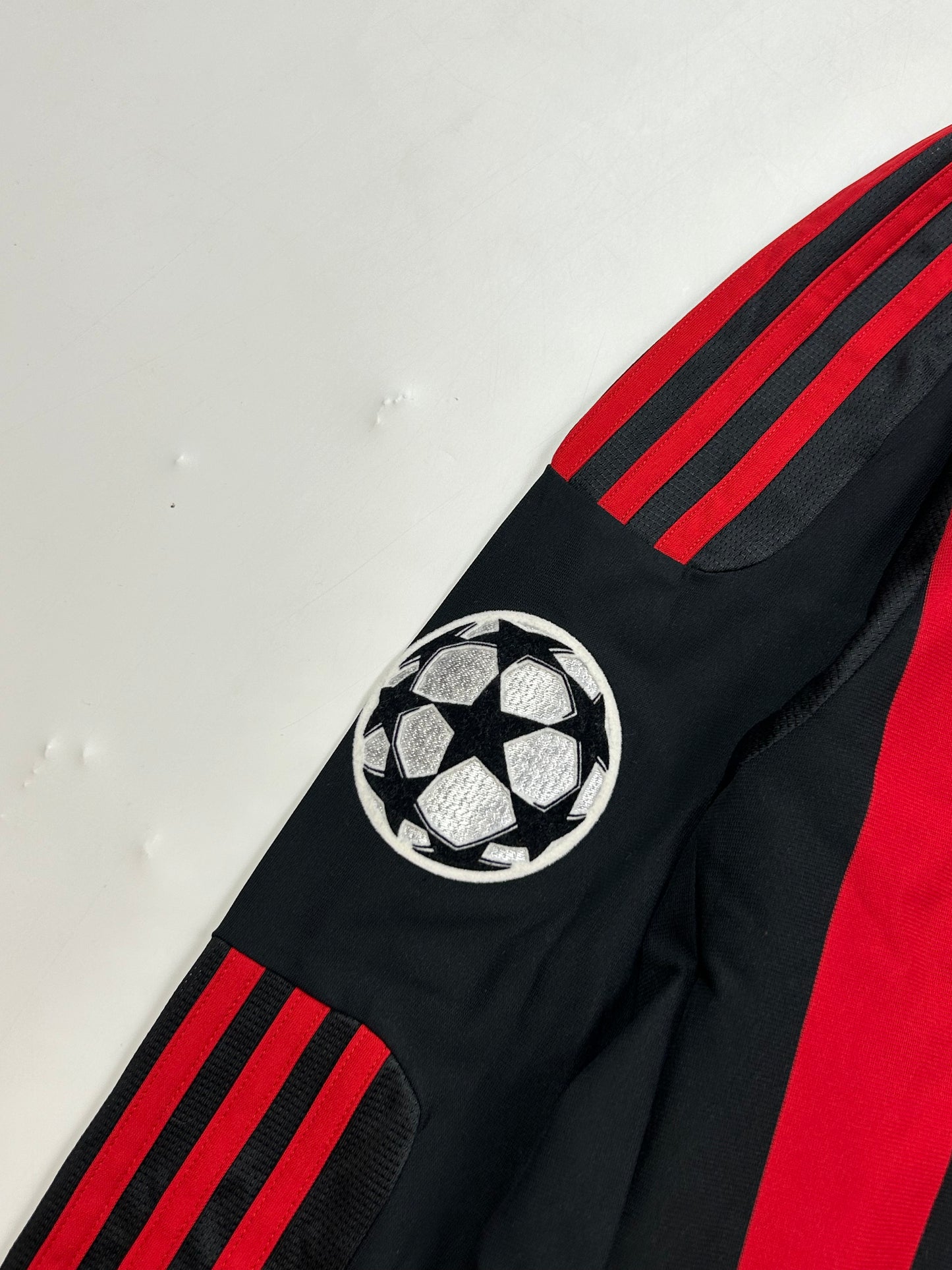 AC Milan 2009/10 Adidas l/s home football shirt (L)