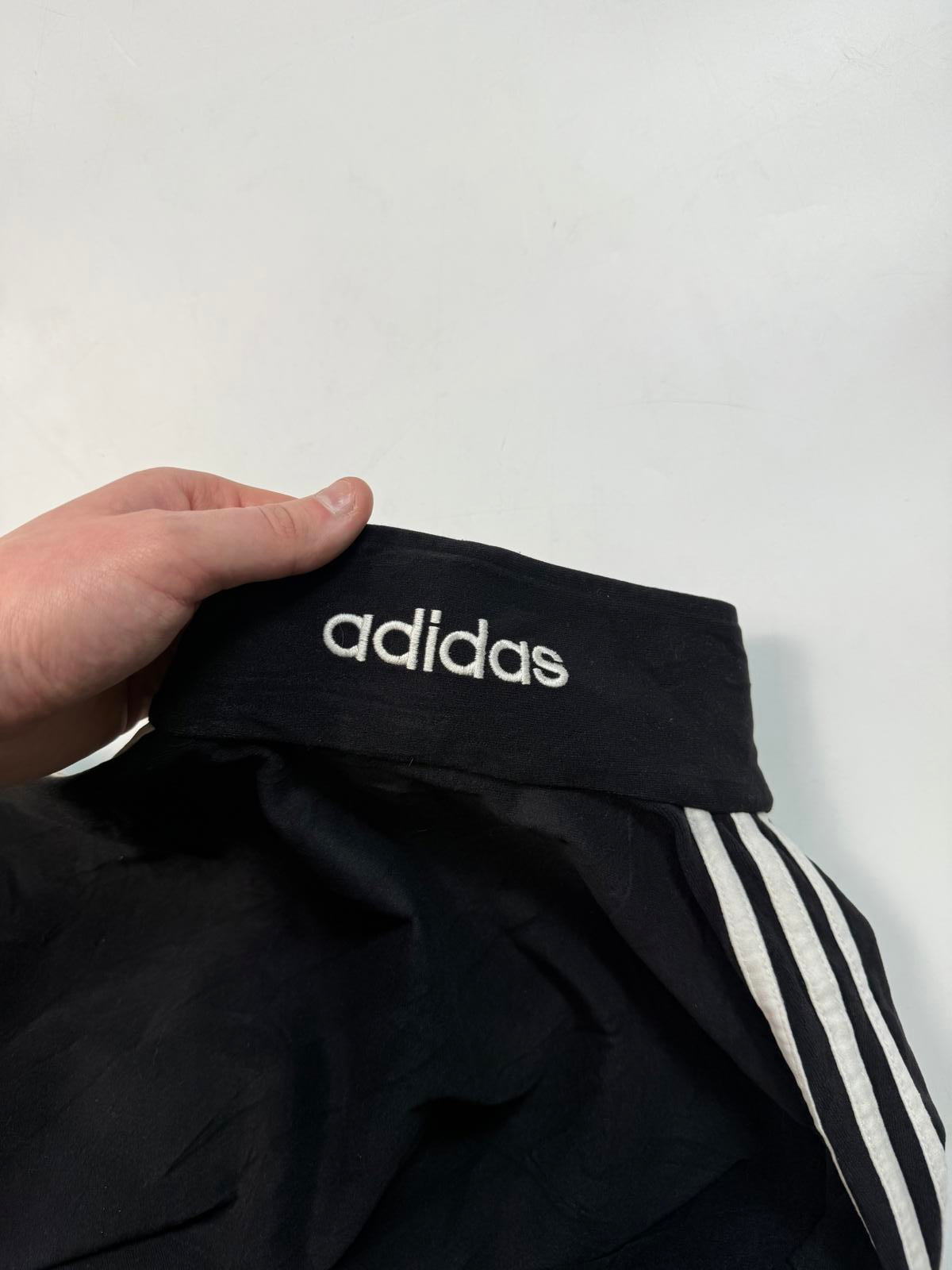 Vintage 90s adidas originals velour track top (L)